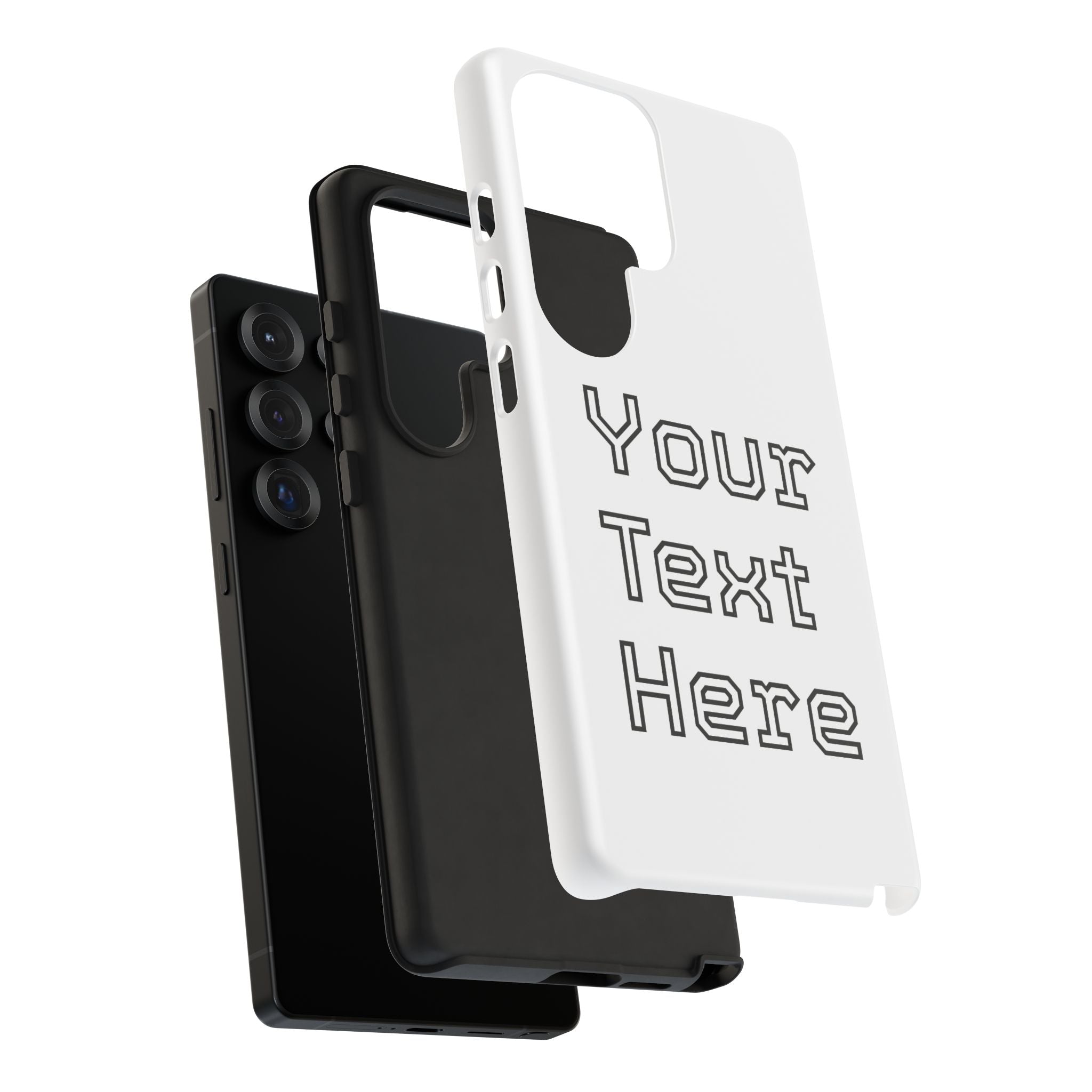 Custom Phone Case with Personalized Text, Tough Phone Cover, Unique Phone Accessory, Gift for Friends, Durable Mobile Case
