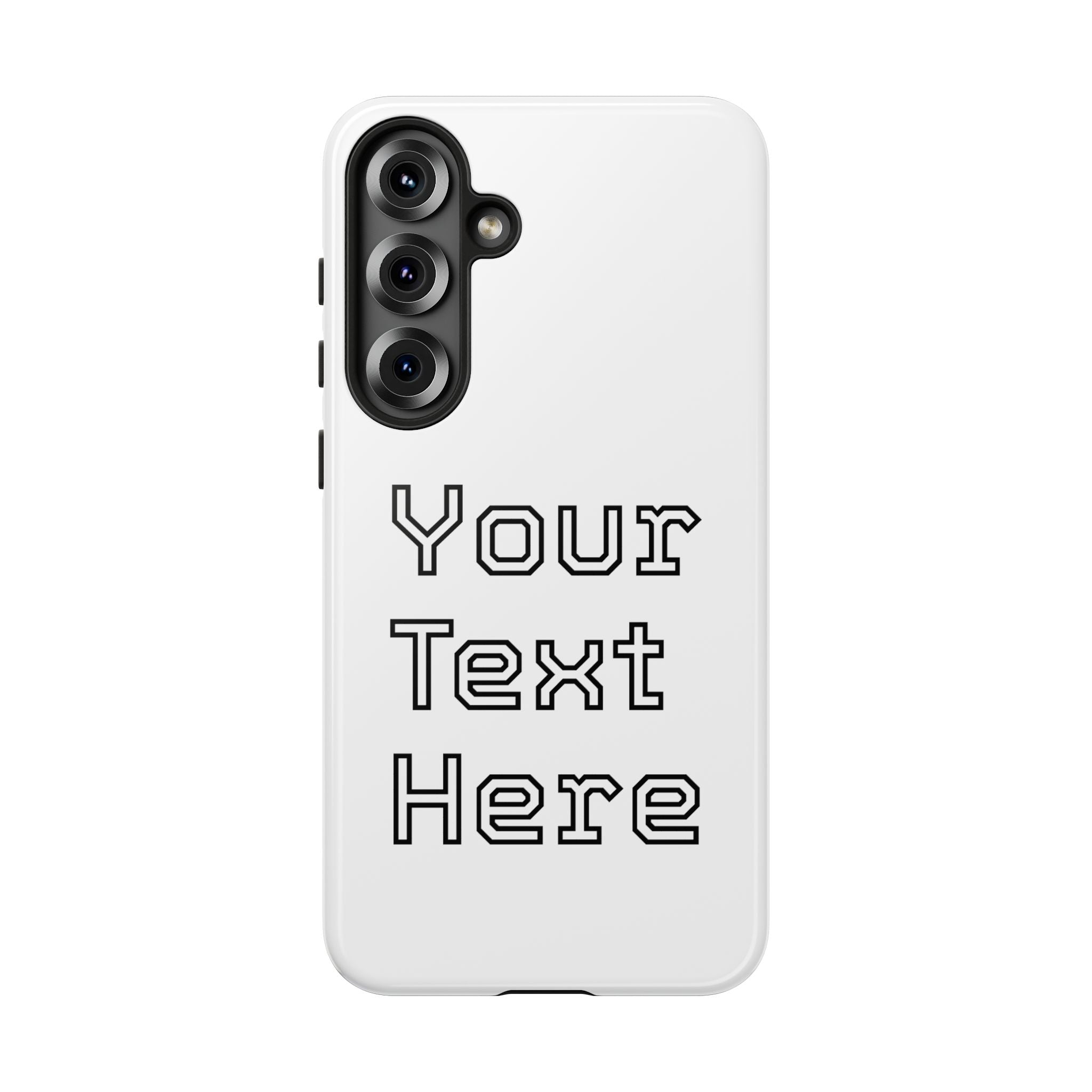 Custom Phone Case with Personalized Text, Tough Phone Cover, Unique Phone Accessory, Gift for Friends, Durable Mobile Case