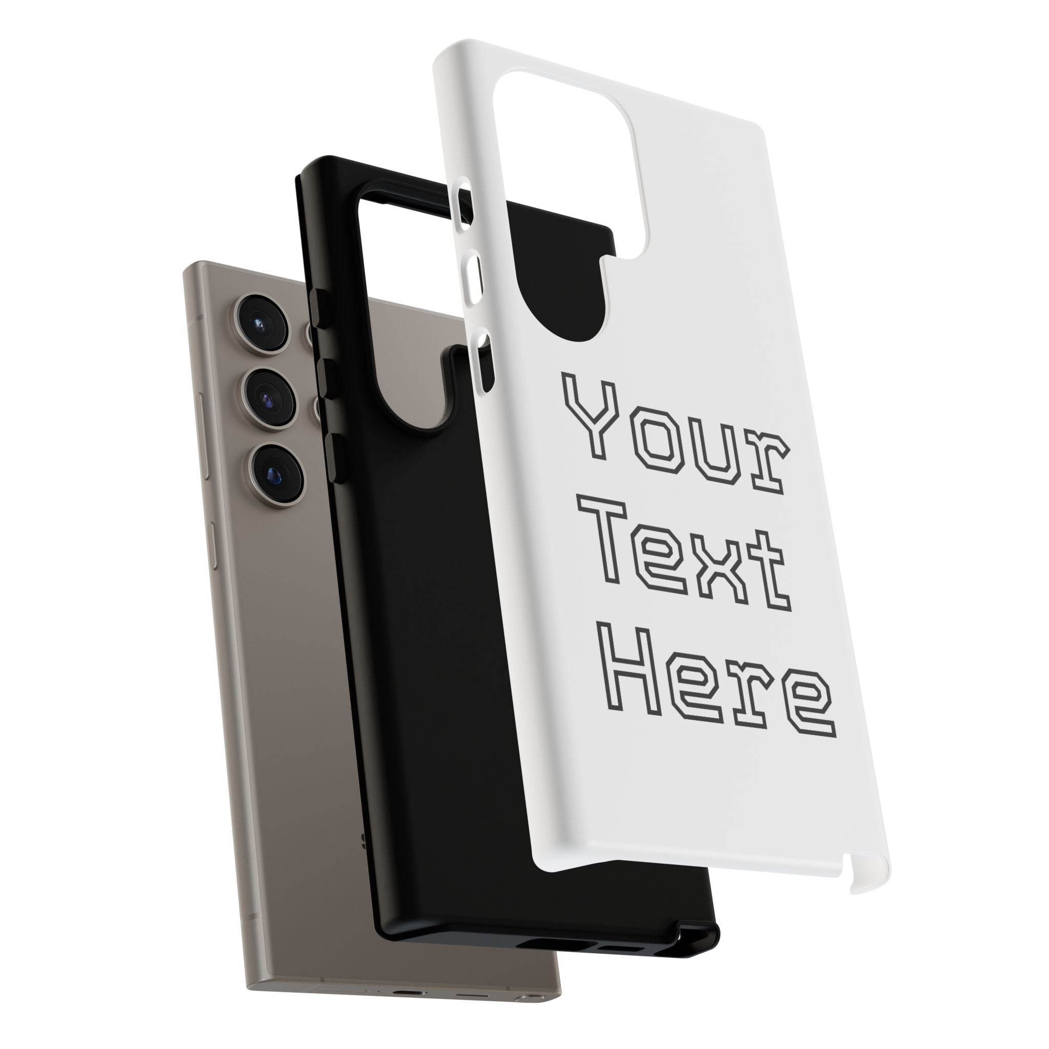 Custom Phone Case with Personalized Text, Tough Phone Cover, Unique Phone Accessory, Gift for Friends, Durable Mobile Case