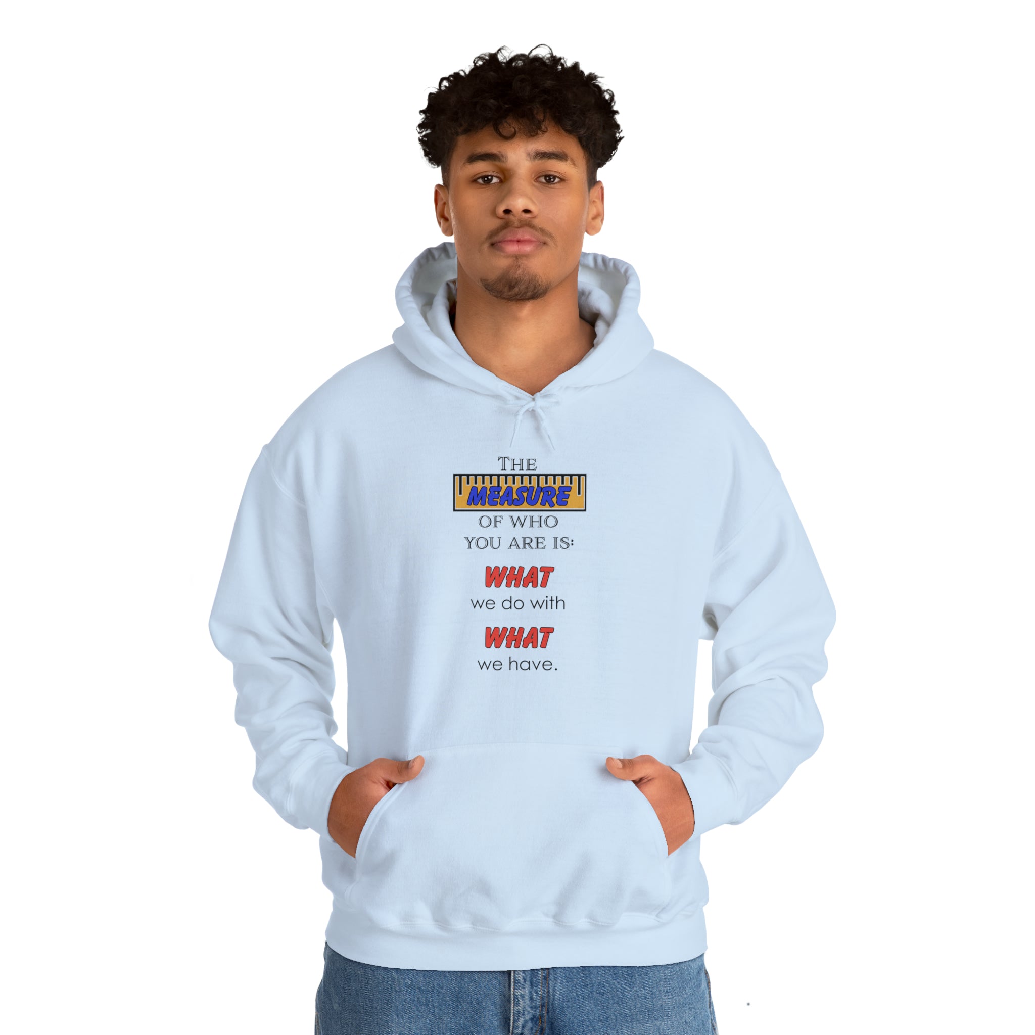 Measure - Unisex Heavy Blend™ Hooded Sweatshirt