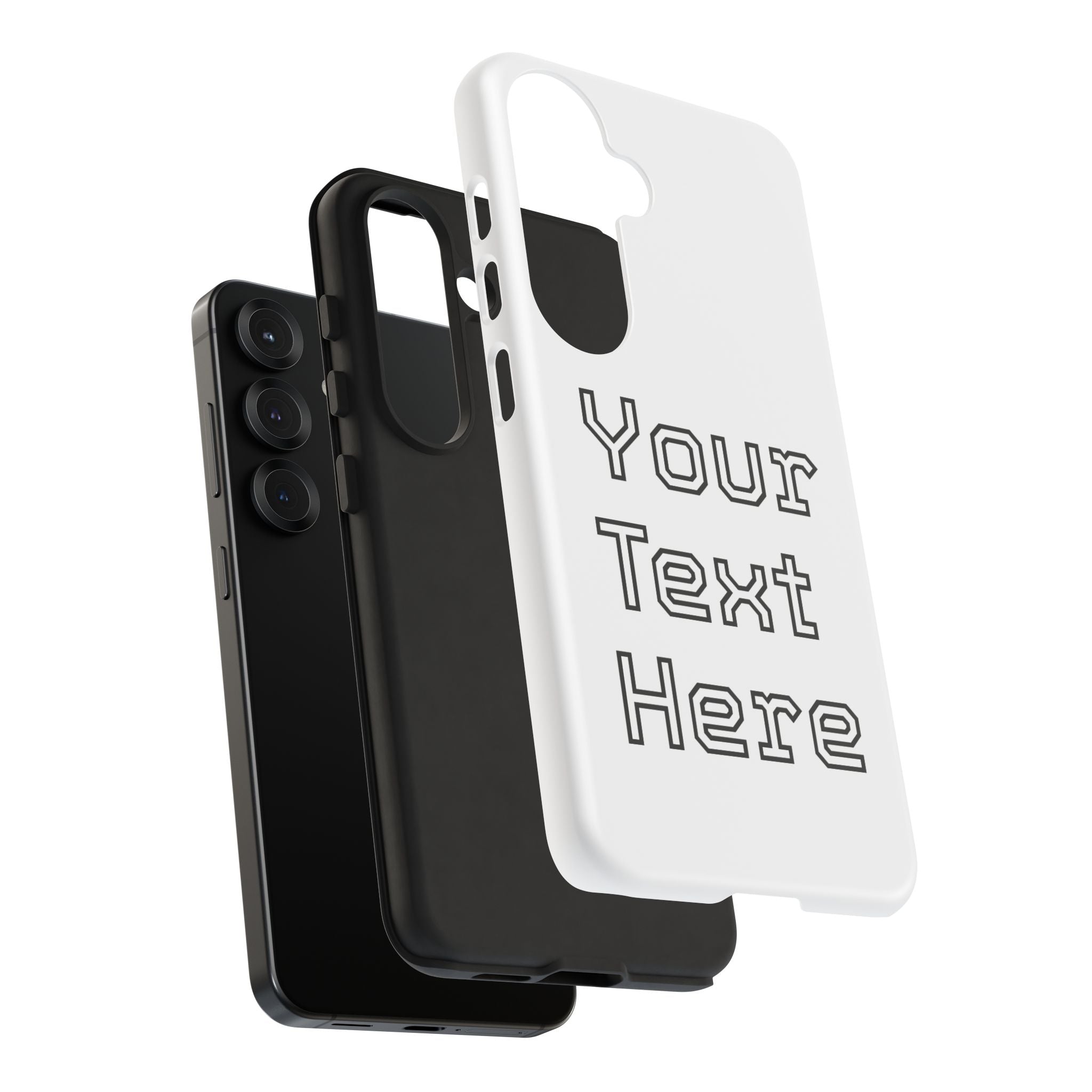 Custom Phone Case with Personalized Text, Tough Phone Cover, Unique Phone Accessory, Gift for Friends, Durable Mobile Case