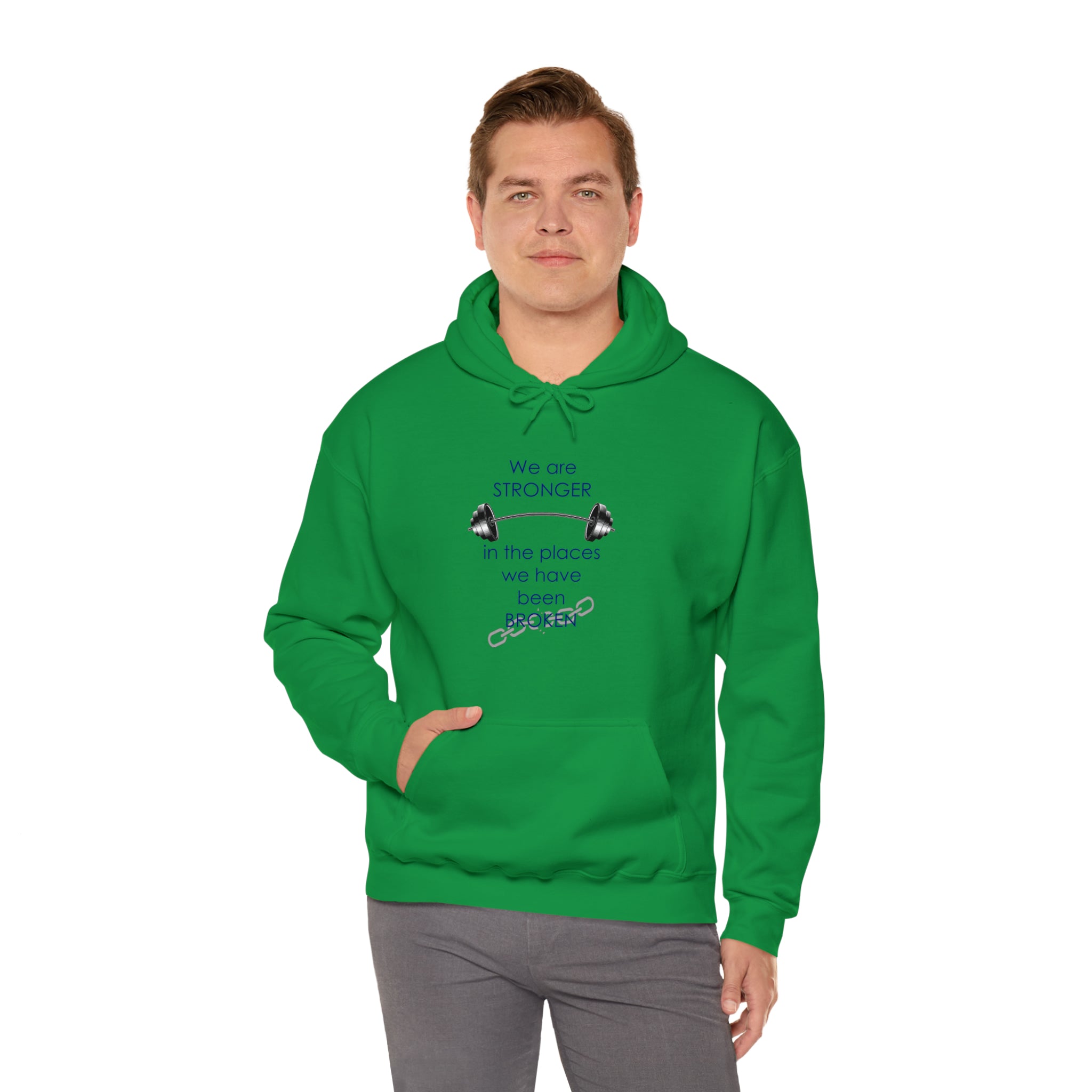 Stronger - Unisex Heavy Blend™ Hooded Sweatshirt
