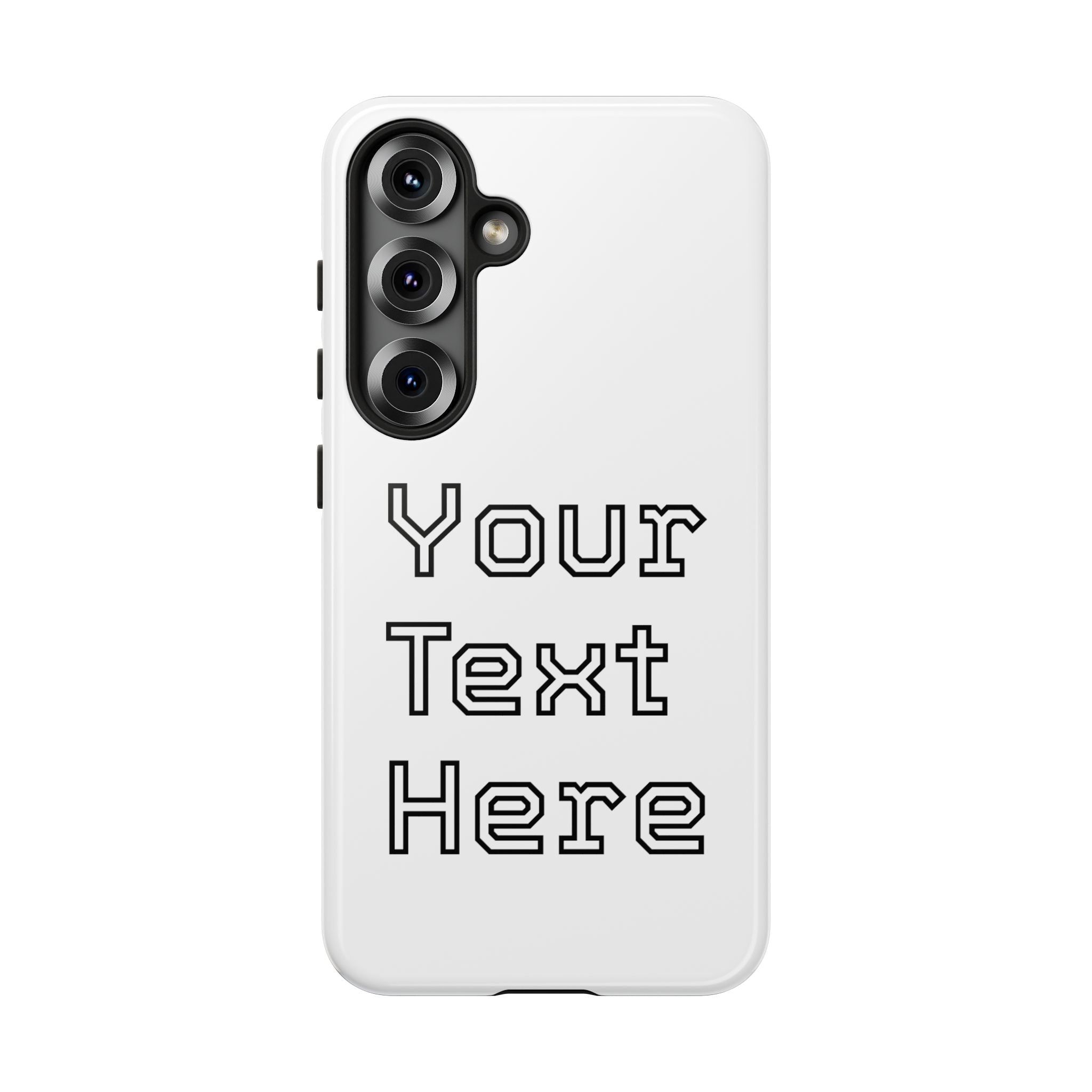 Custom Phone Case with Personalized Text, Tough Phone Cover, Unique Phone Accessory, Gift for Friends, Durable Mobile Case