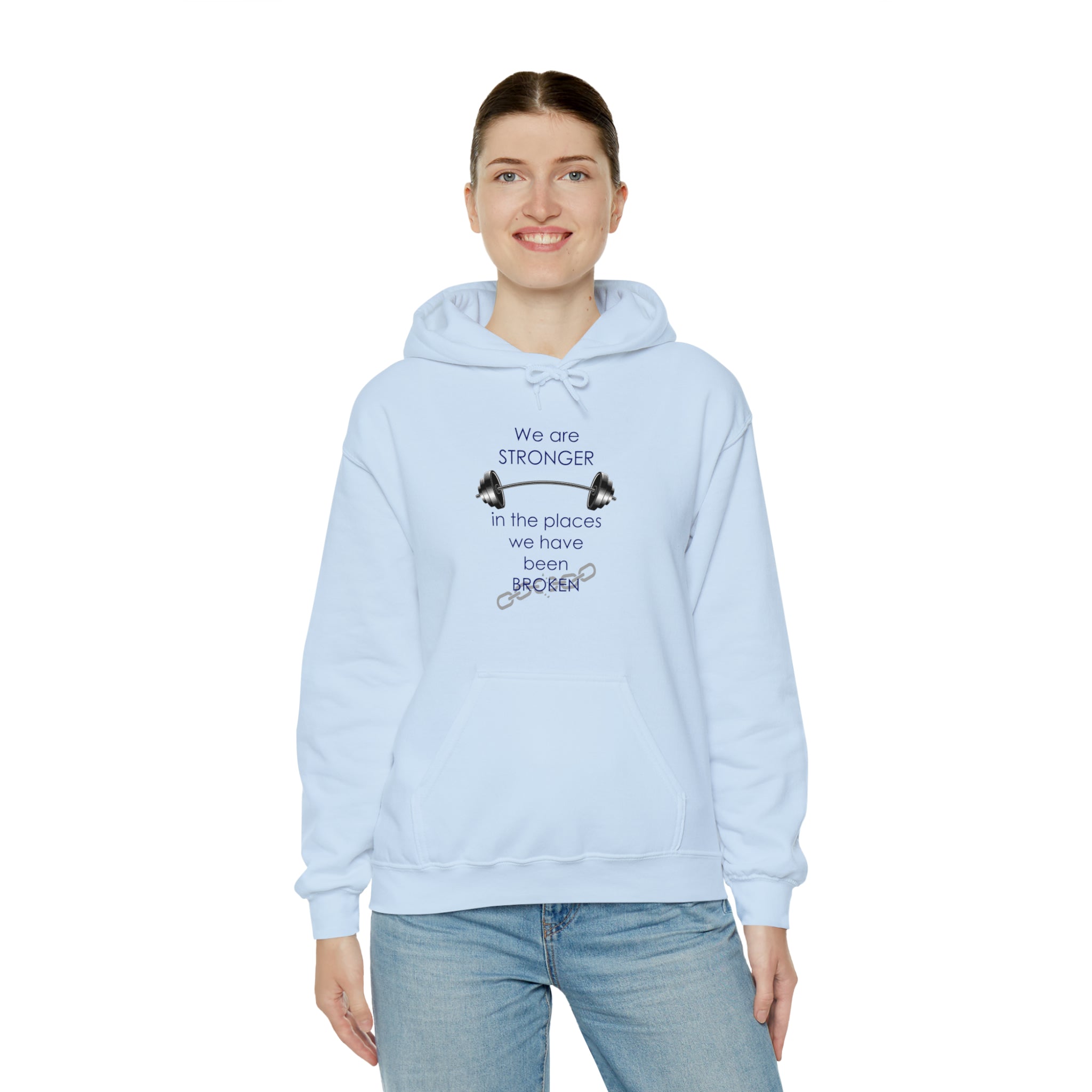 Stronger - Unisex Heavy Blend™ Hooded Sweatshirt
