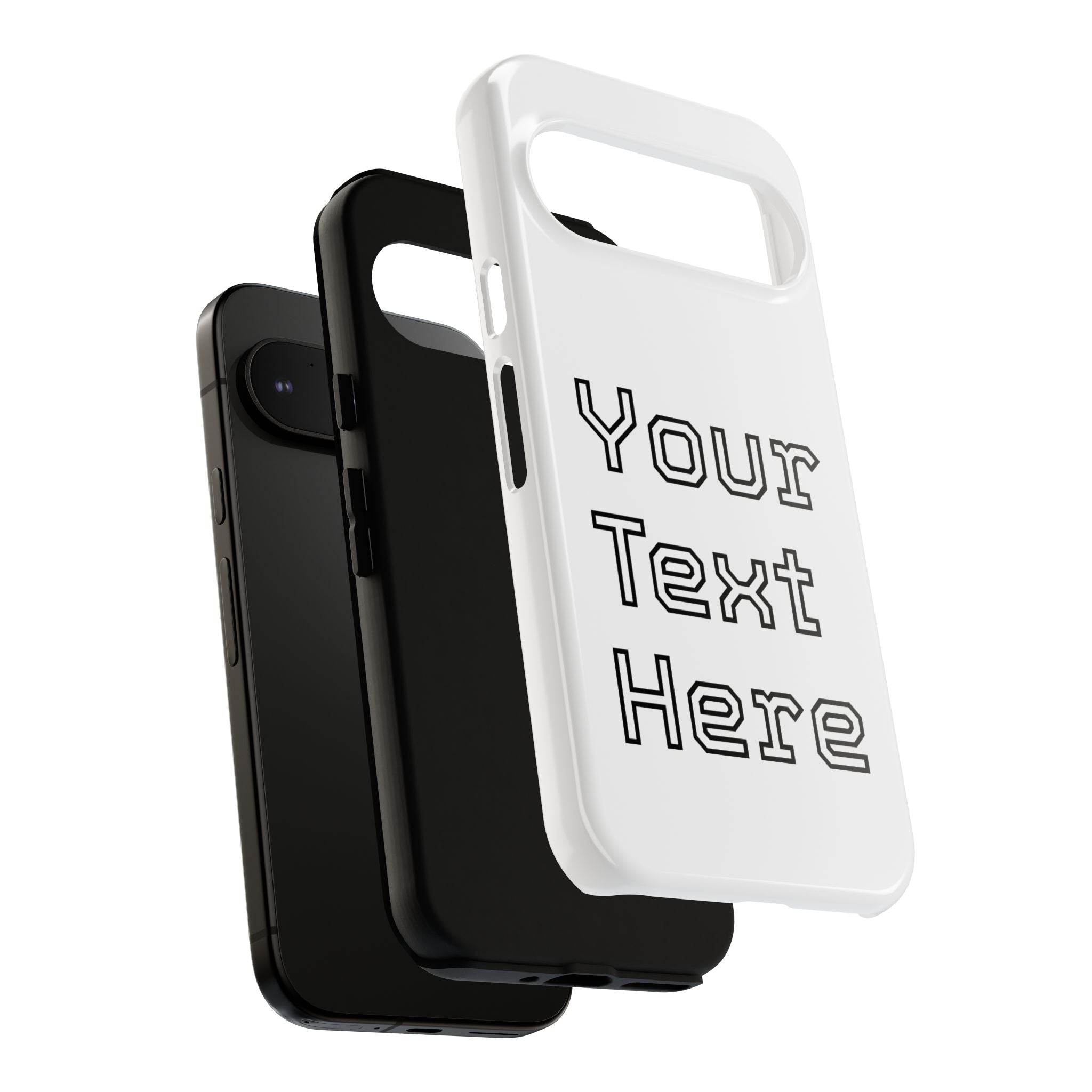 Custom Phone Case with Personalized Text, Tough Phone Cover, Unique Phone Accessory, Gift for Friends, Durable Mobile Case