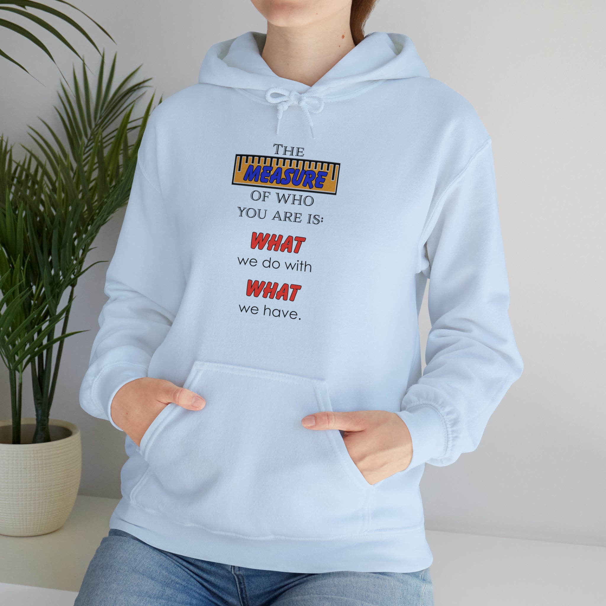Measure - Unisex Heavy Blend™ Hooded Sweatshirt