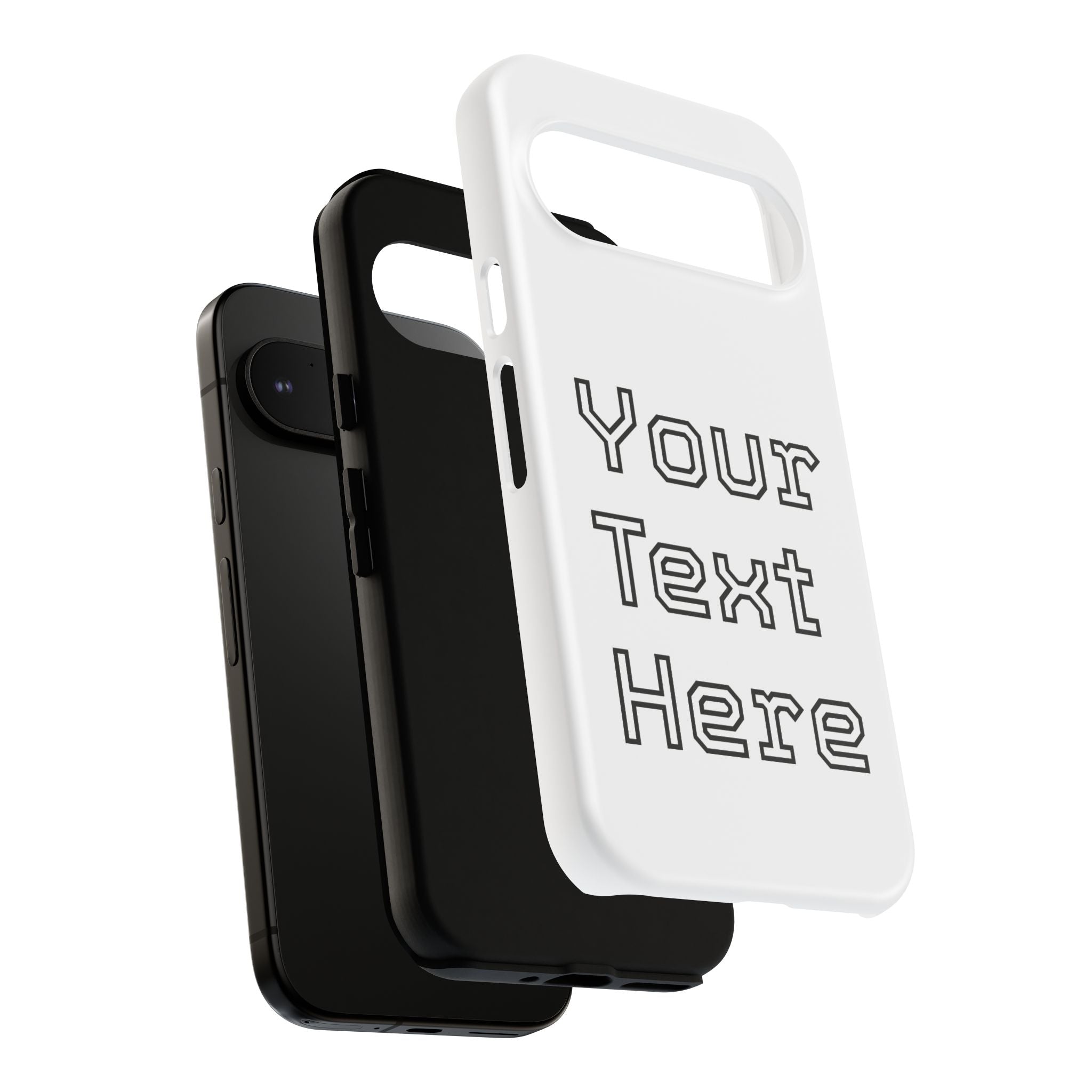 Custom Phone Case with Personalized Text, Tough Phone Cover, Unique Phone Accessory, Gift for Friends, Durable Mobile Case