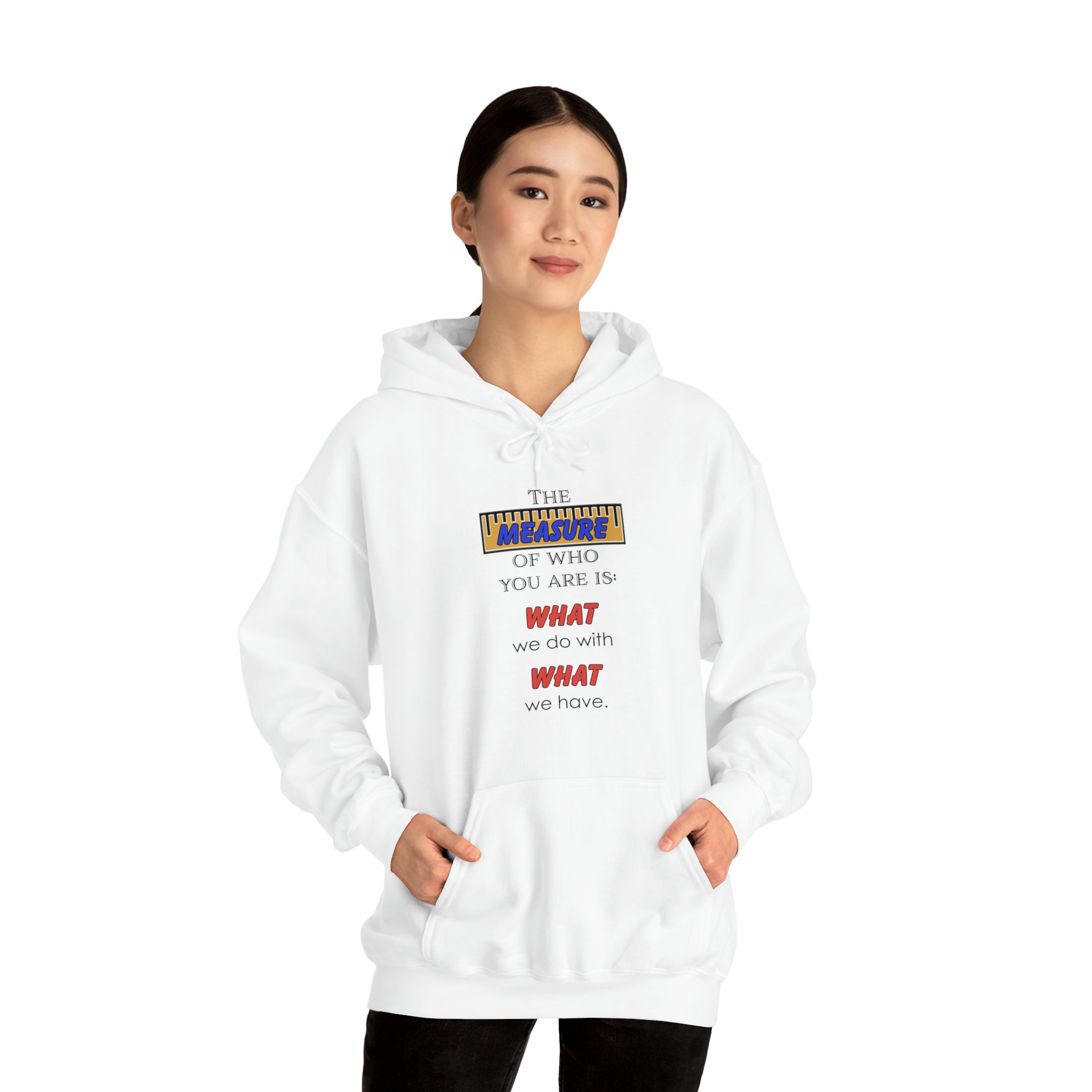 Measure - Unisex Heavy Blend™ Hooded Sweatshirt