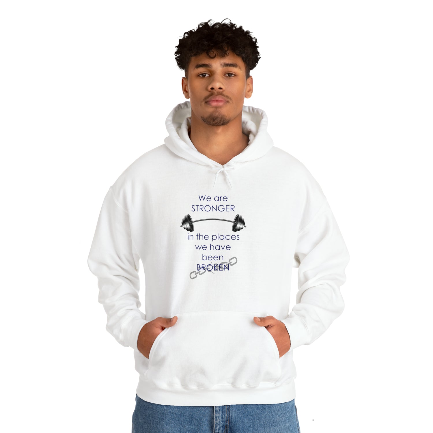 Stronger - Unisex Heavy Blend™ Hooded Sweatshirt