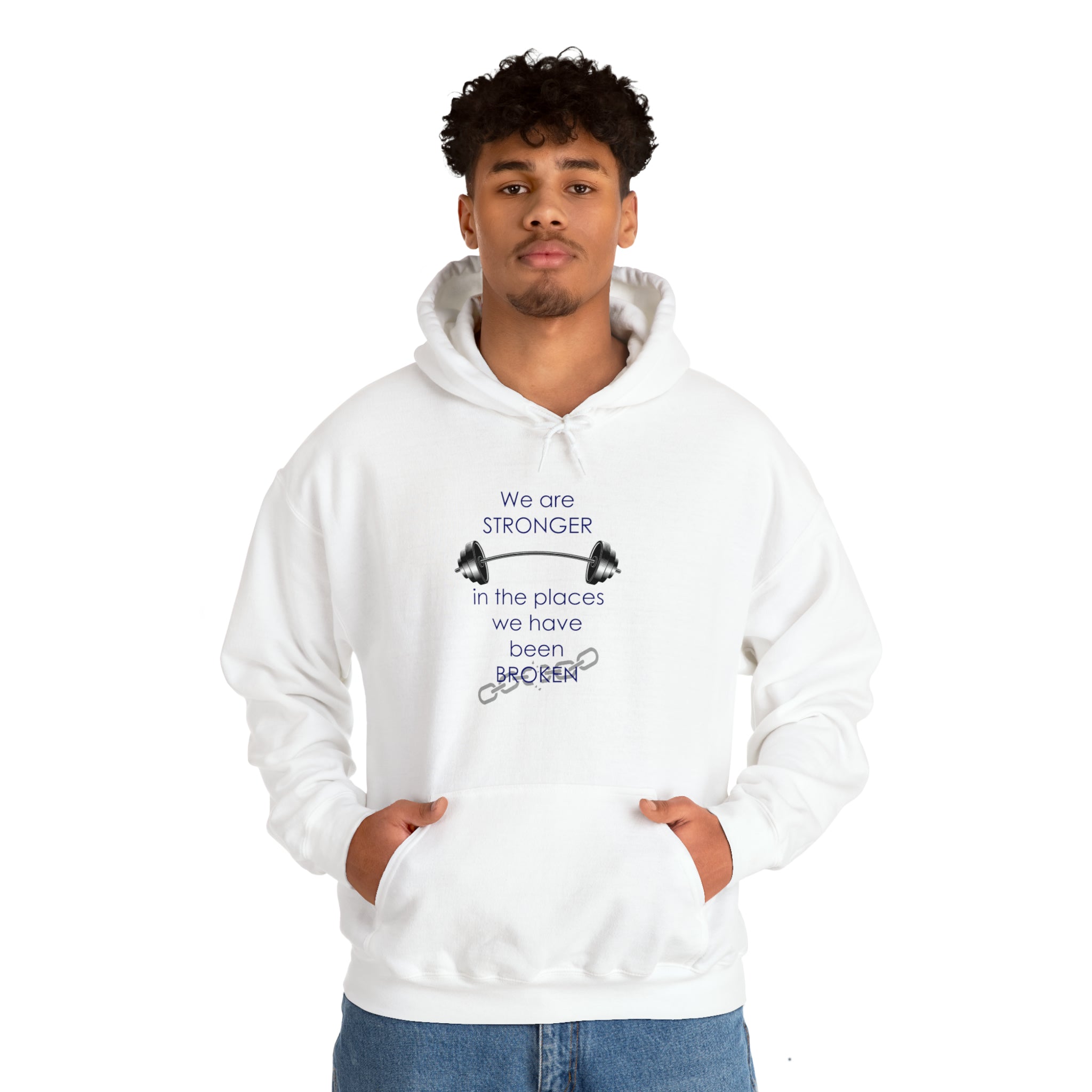 Stronger - Unisex Heavy Blend™ Hooded Sweatshirt