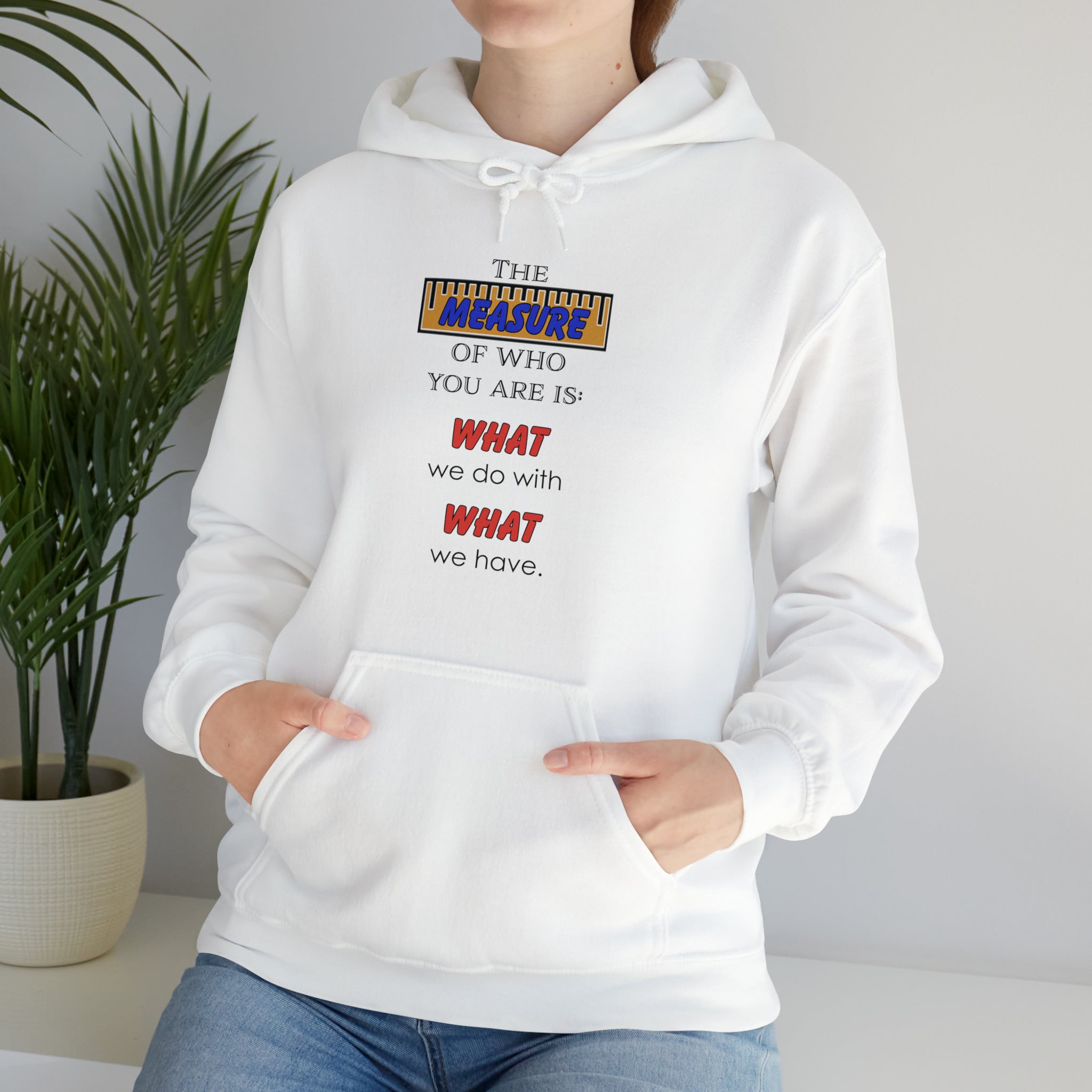 Measure - Unisex Heavy Blend™ Hooded Sweatshirt