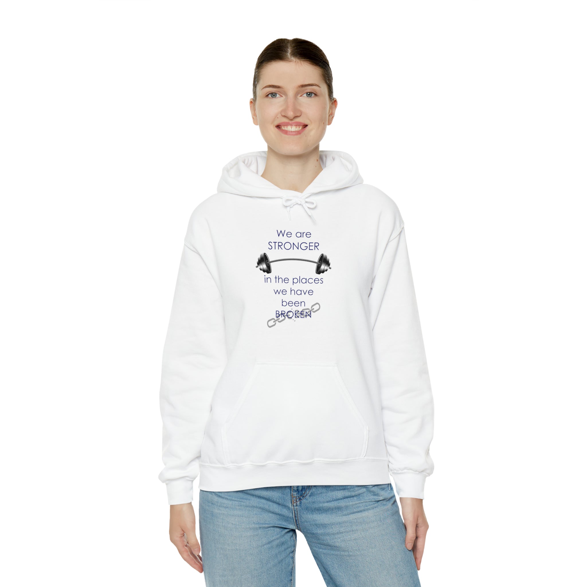 Stronger - Unisex Heavy Blend™ Hooded Sweatshirt