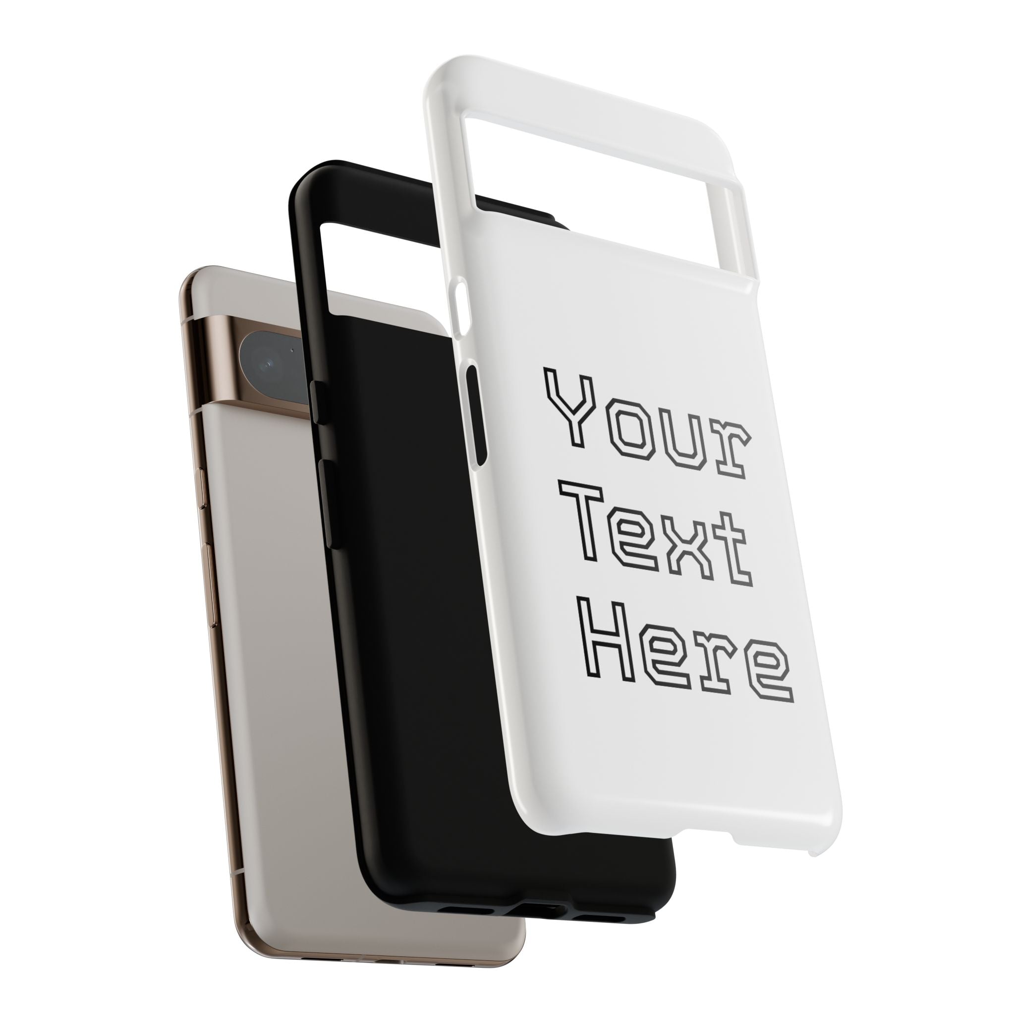 Custom Phone Case with Personalized Text, Tough Phone Cover, Unique Phone Accessory, Gift for Friends, Durable Mobile Case