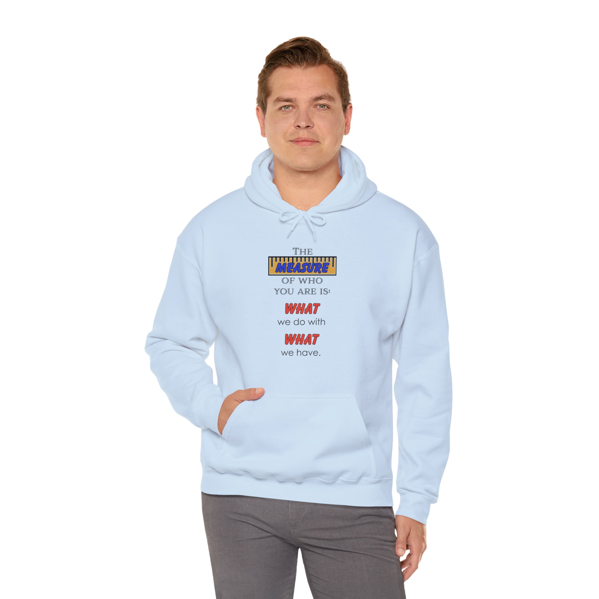 Measure - Unisex Heavy Blend™ Hooded Sweatshirt