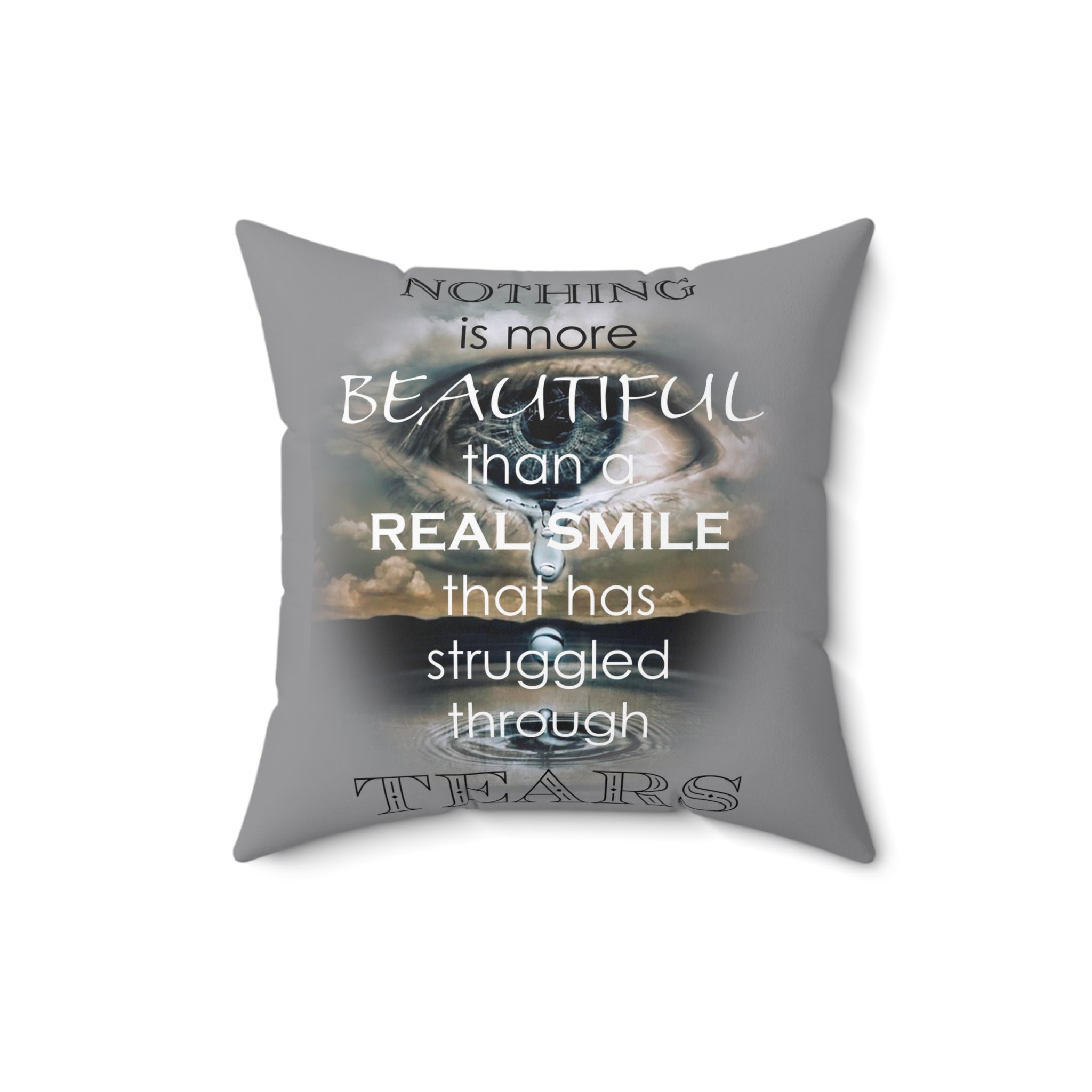 Nothing More Beautiful - Spun Polyester Square Pillow