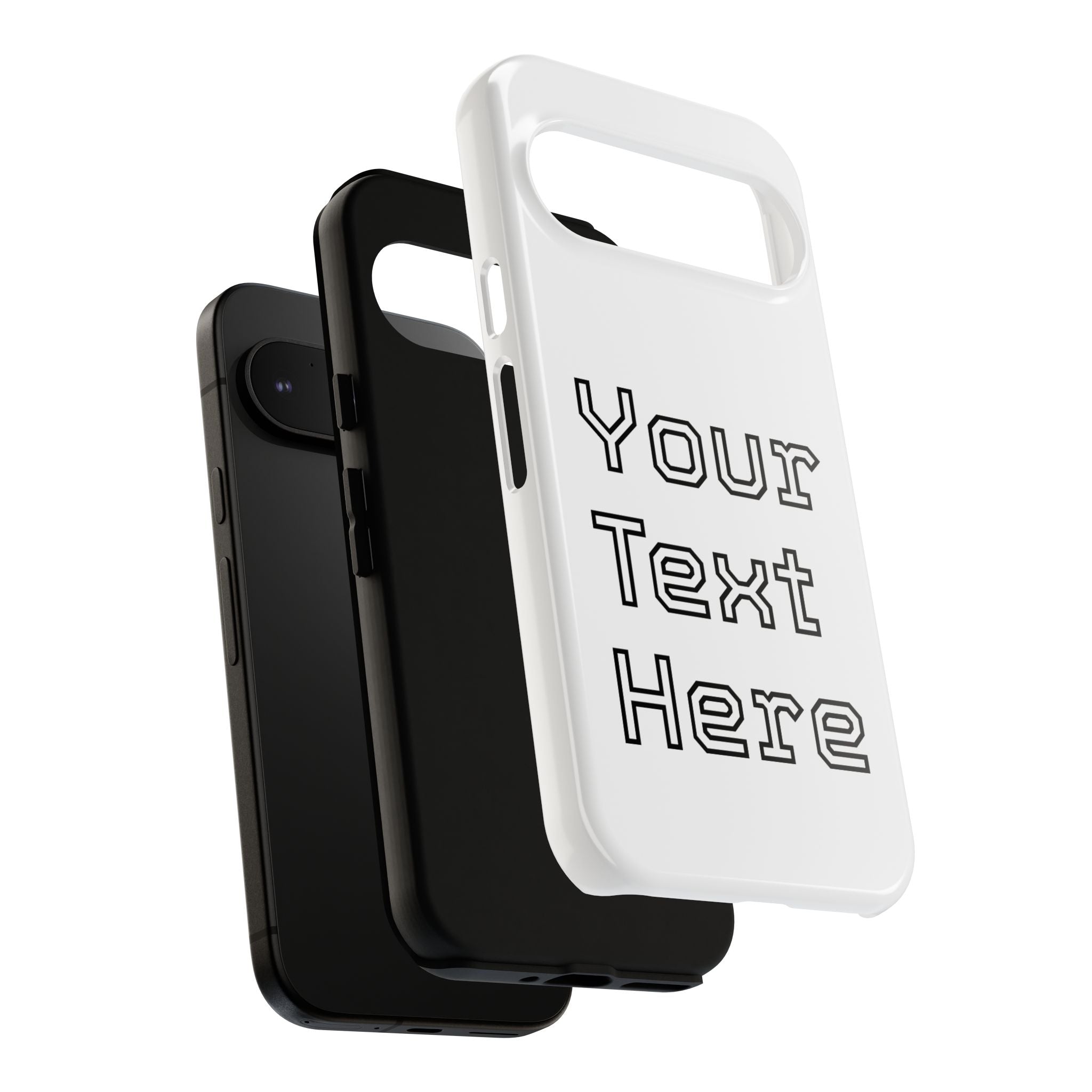 Custom Phone Case with Personalized Text, Tough Phone Cover, Unique Phone Accessory, Gift for Friends, Durable Mobile Case