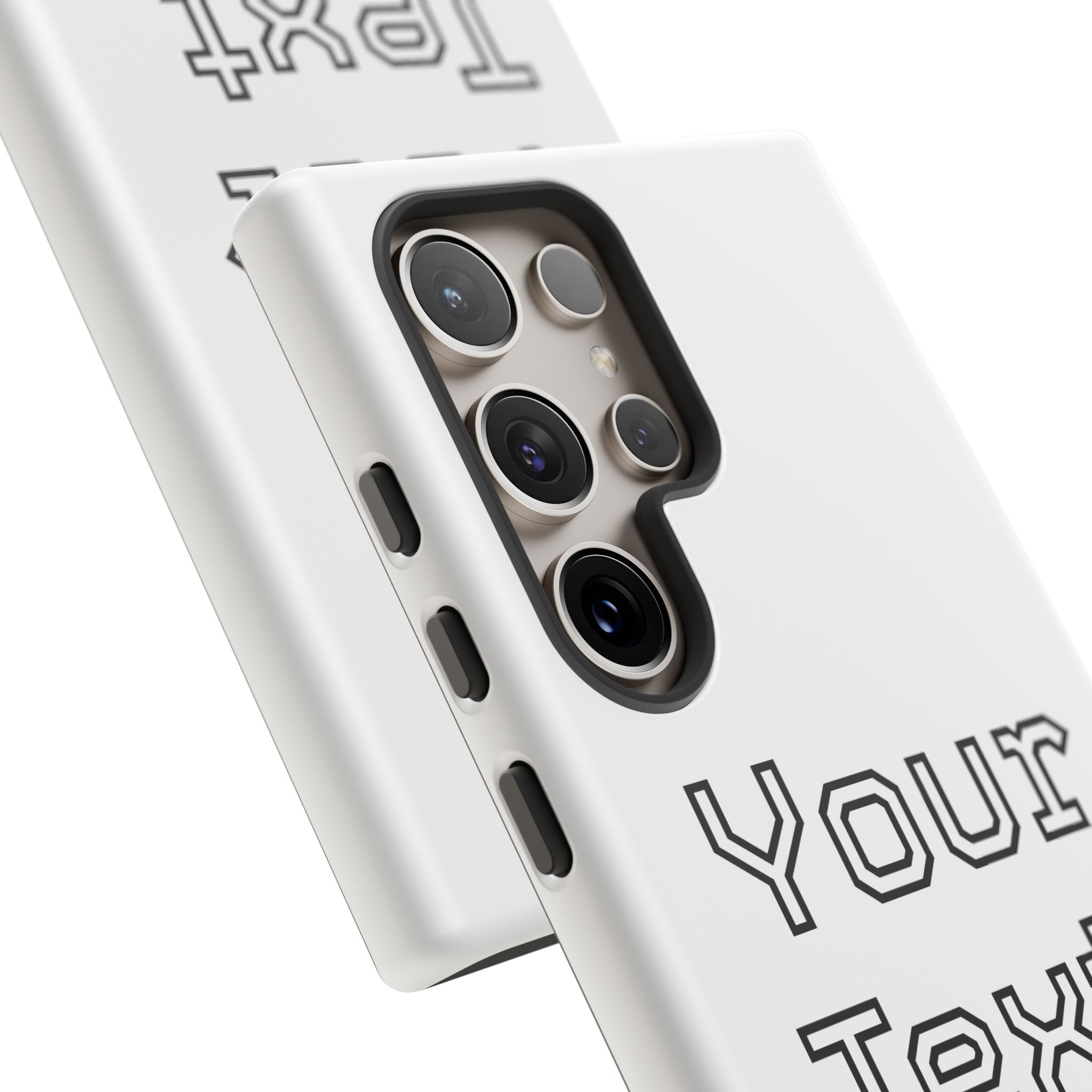 Custom Phone Case with Personalized Text, Tough Phone Cover, Unique Phone Accessory, Gift for Friends, Durable Mobile Case