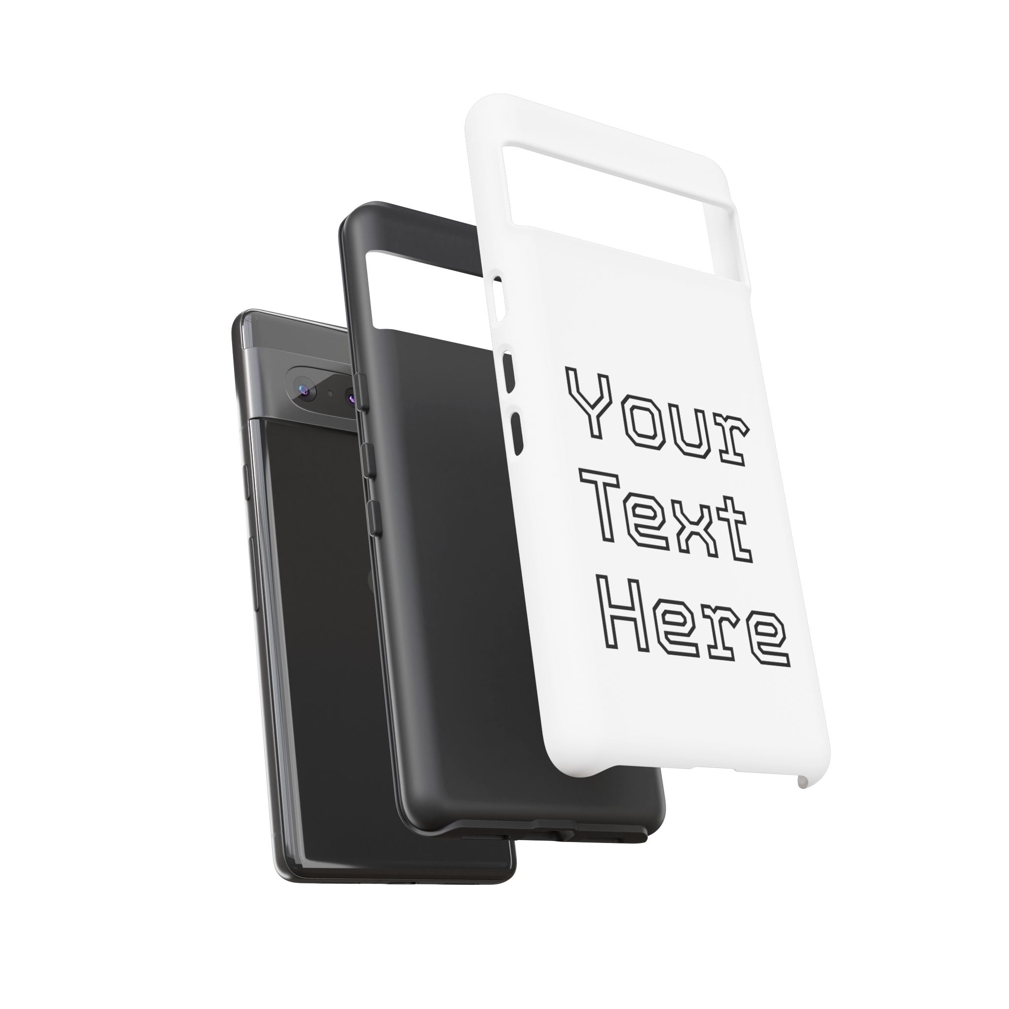 Custom Phone Case with Personalized Text, Tough Phone Cover, Unique Phone Accessory, Gift for Friends, Durable Mobile Case