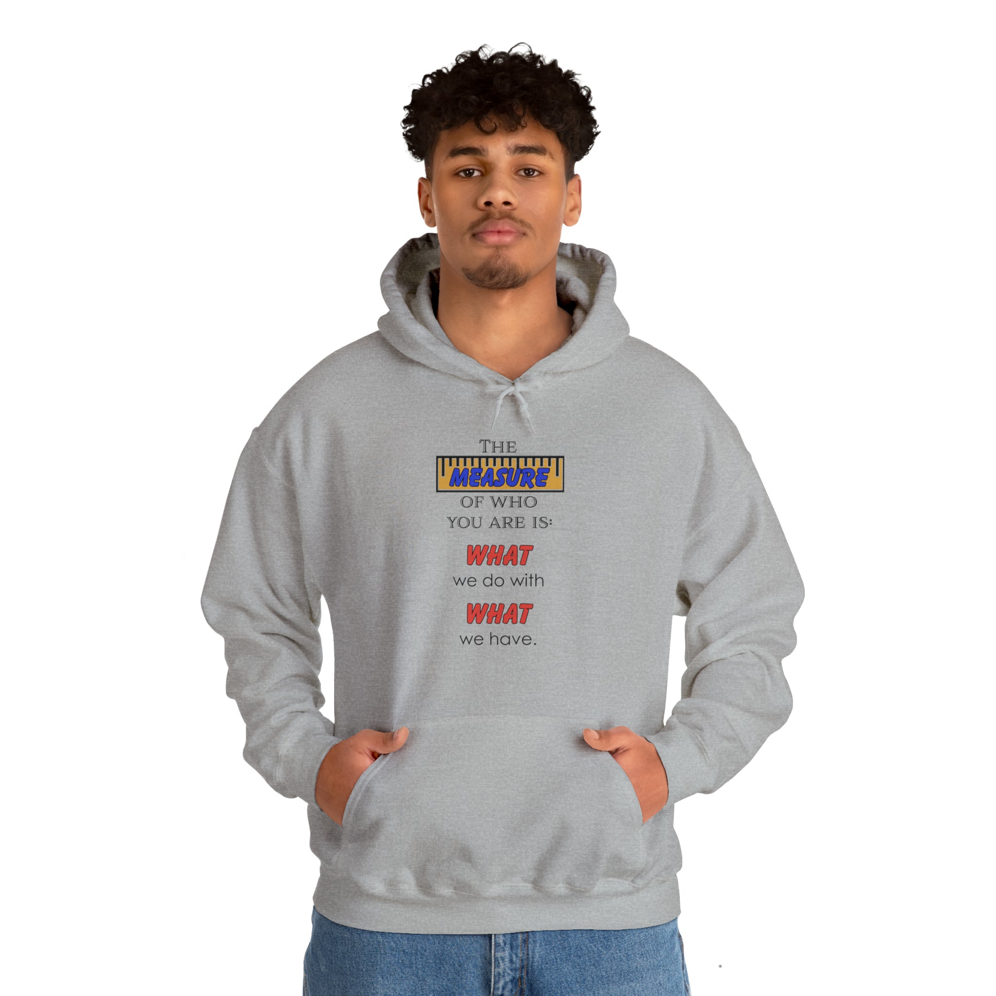 Measure - Unisex Heavy Blend™ Hooded Sweatshirt