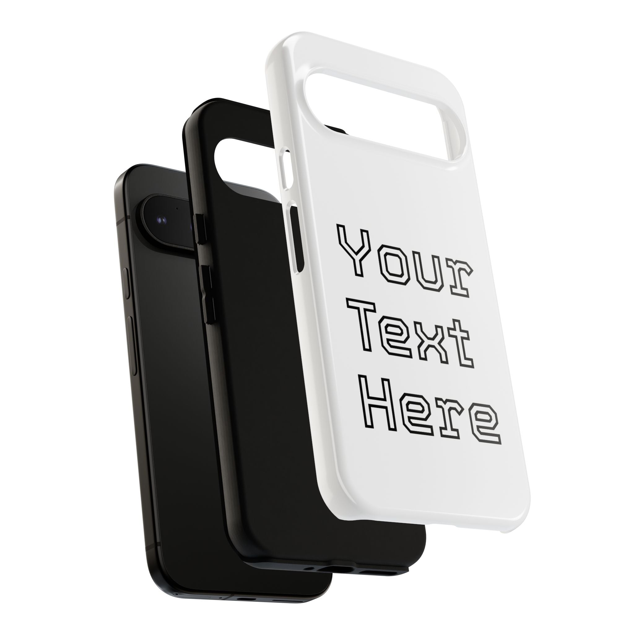 Custom Phone Case with Personalized Text, Tough Phone Cover, Unique Phone Accessory, Gift for Friends, Durable Mobile Case