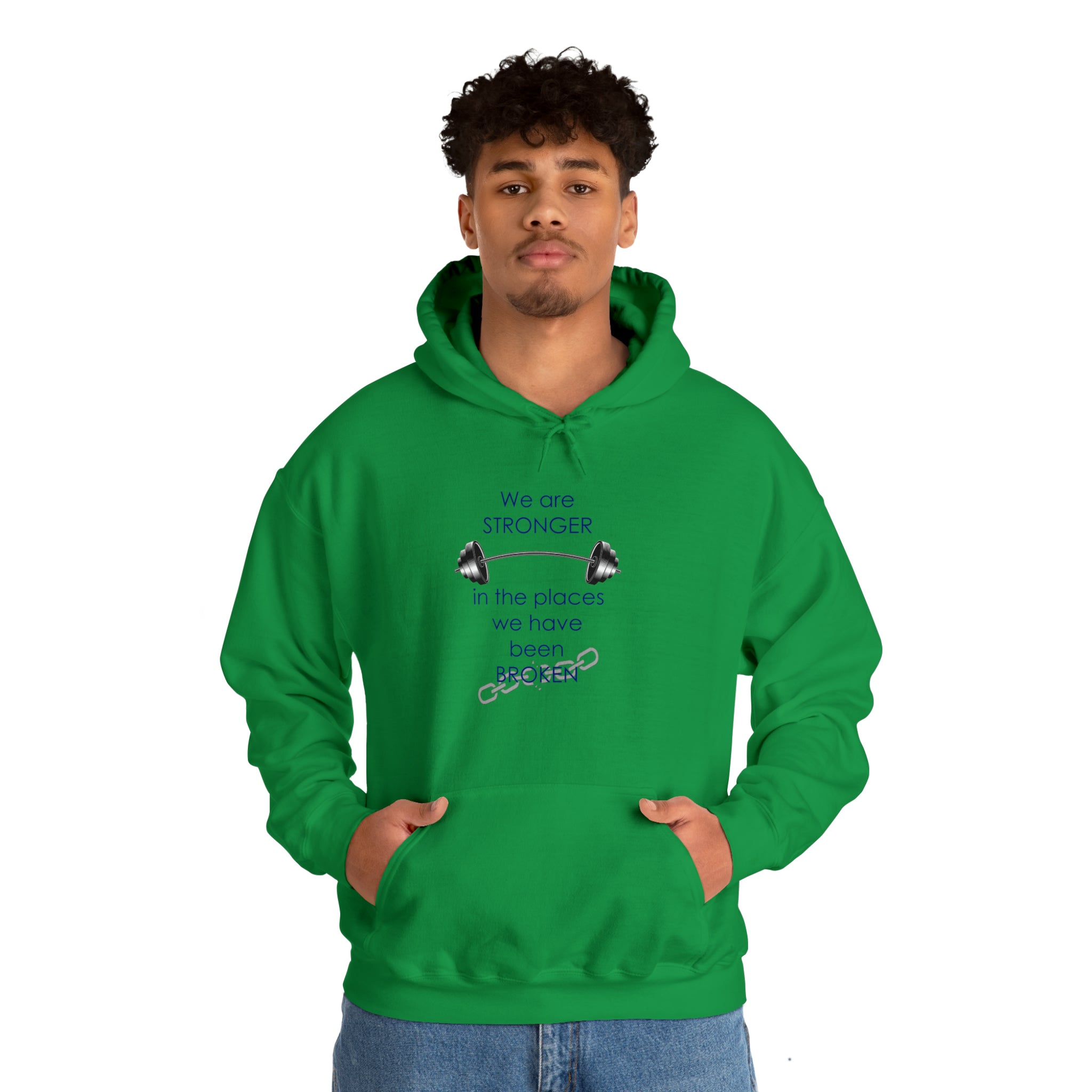 Stronger - Unisex Heavy Blend™ Hooded Sweatshirt