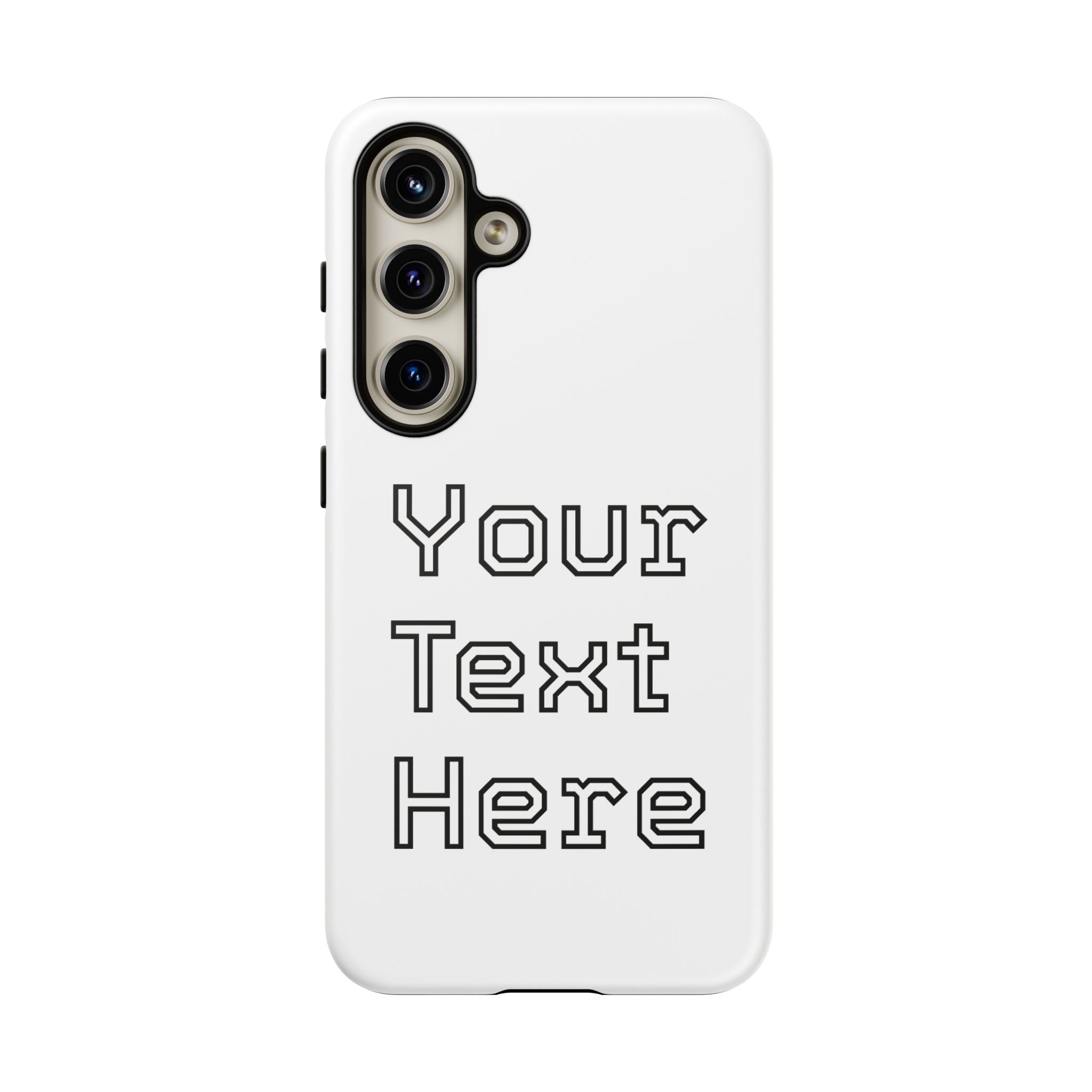 Custom Phone Case with Personalized Text, Tough Phone Cover, Unique Phone Accessory, Gift for Friends, Durable Mobile Case