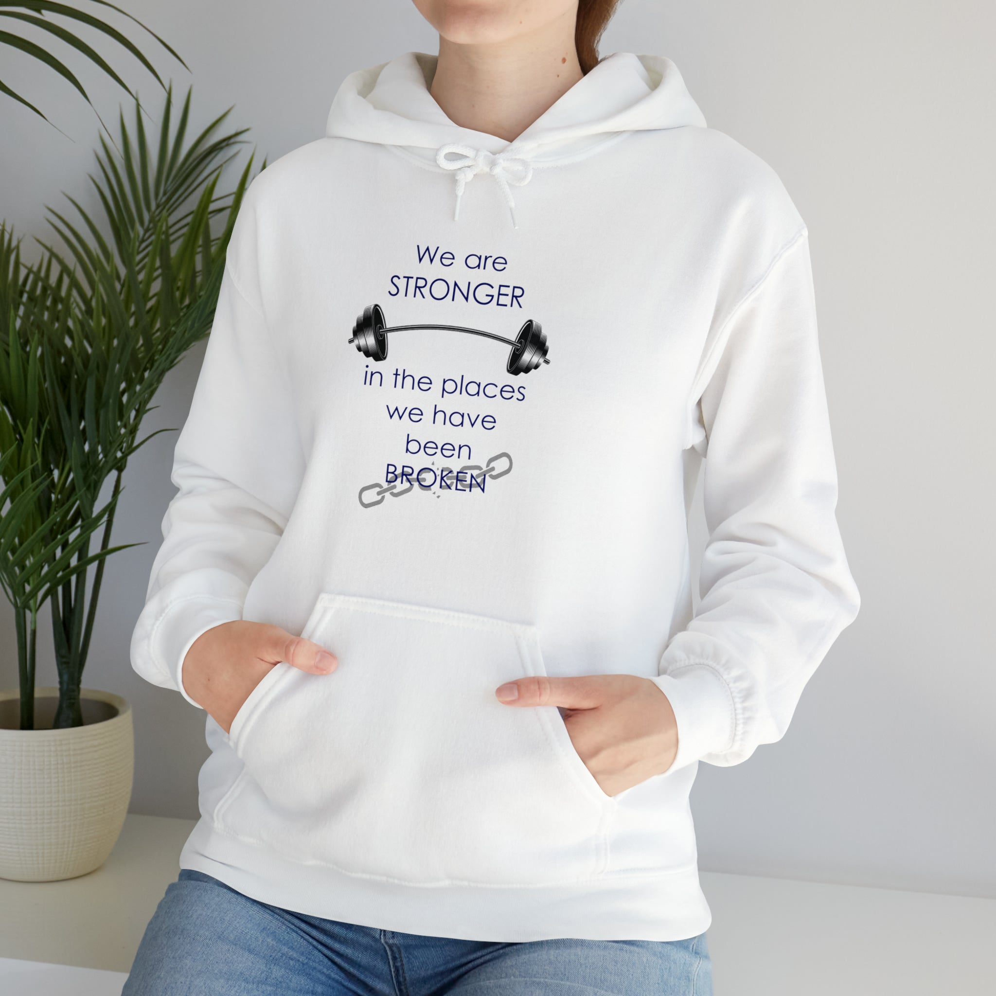 Stronger - Unisex Heavy Blend™ Hooded Sweatshirt