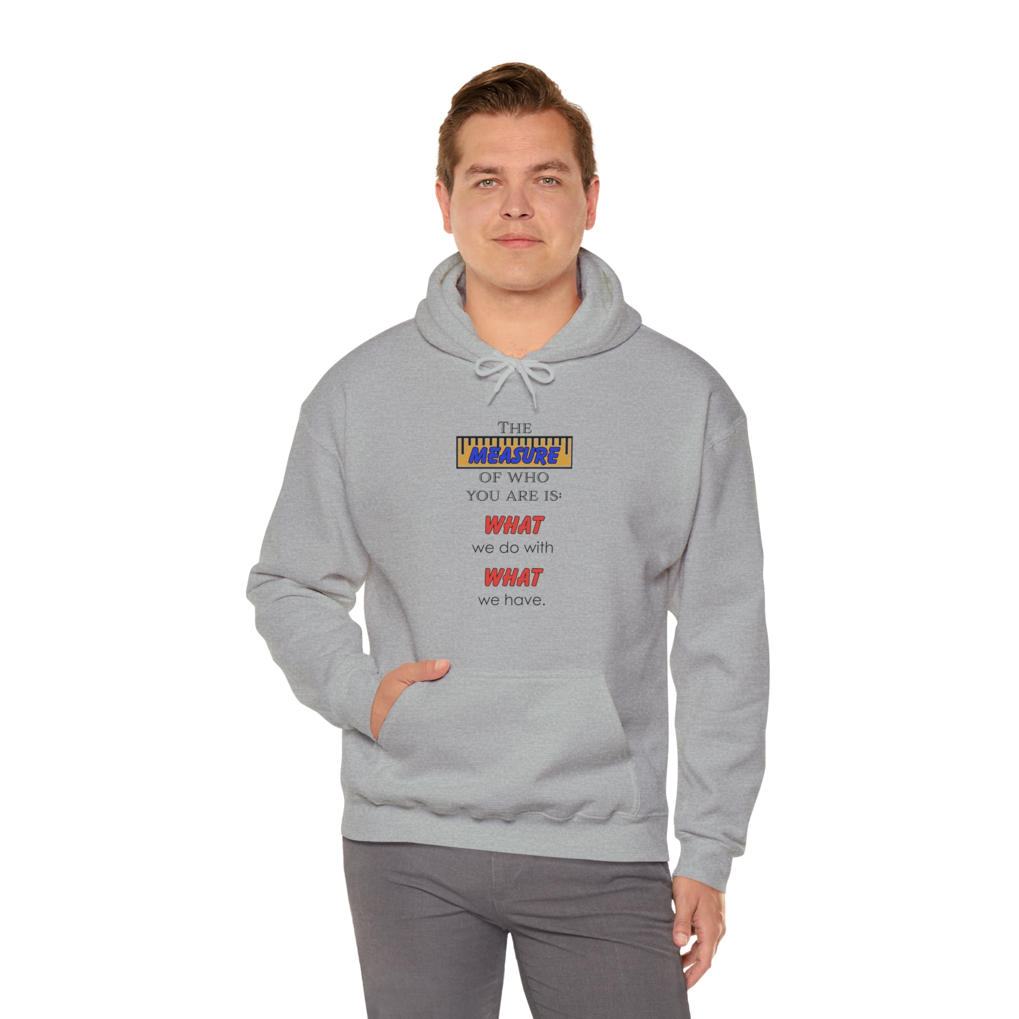 Measure - Unisex Heavy Blend™ Hooded Sweatshirt