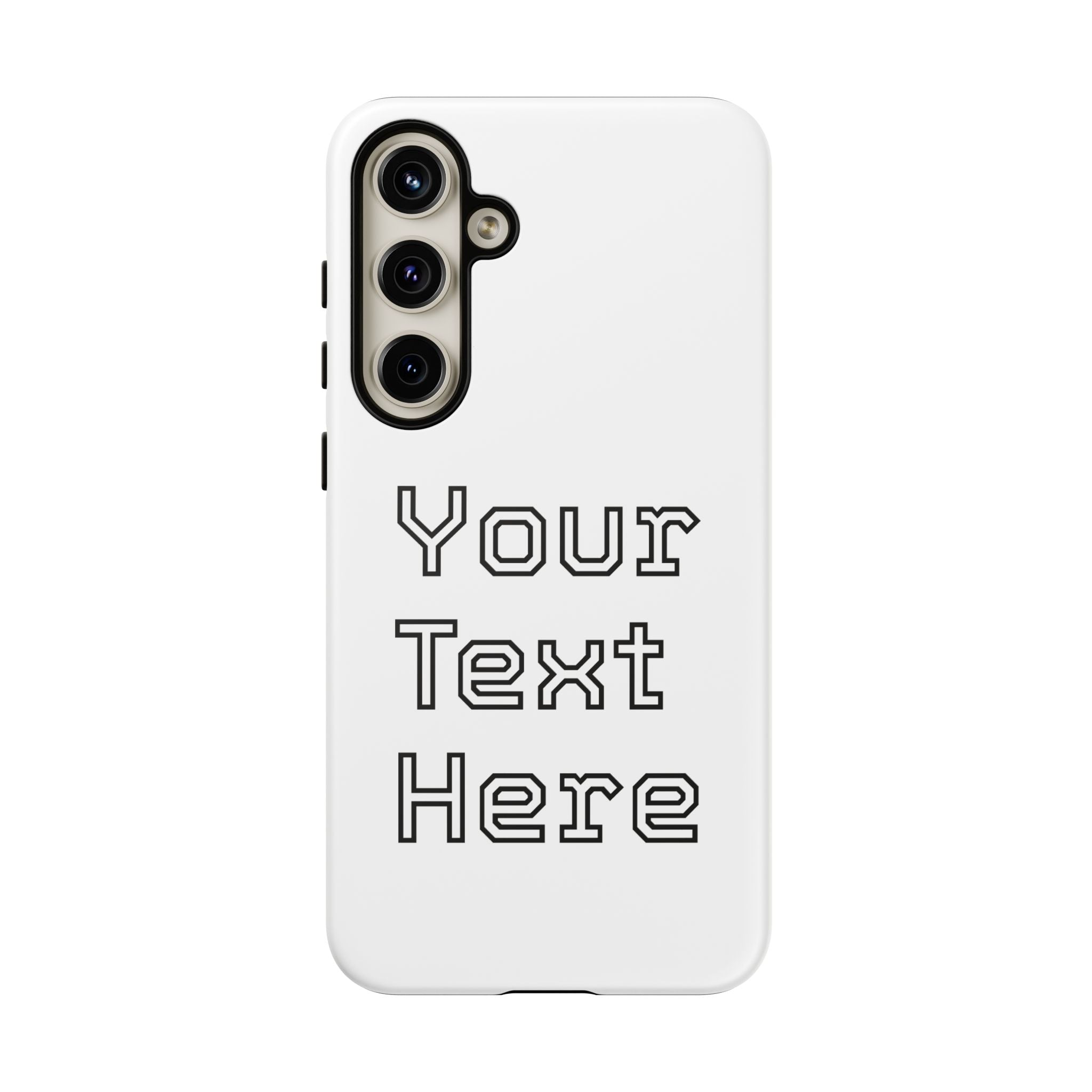 Custom Phone Case with Personalized Text, Tough Phone Cover, Unique Phone Accessory, Gift for Friends, Durable Mobile Case