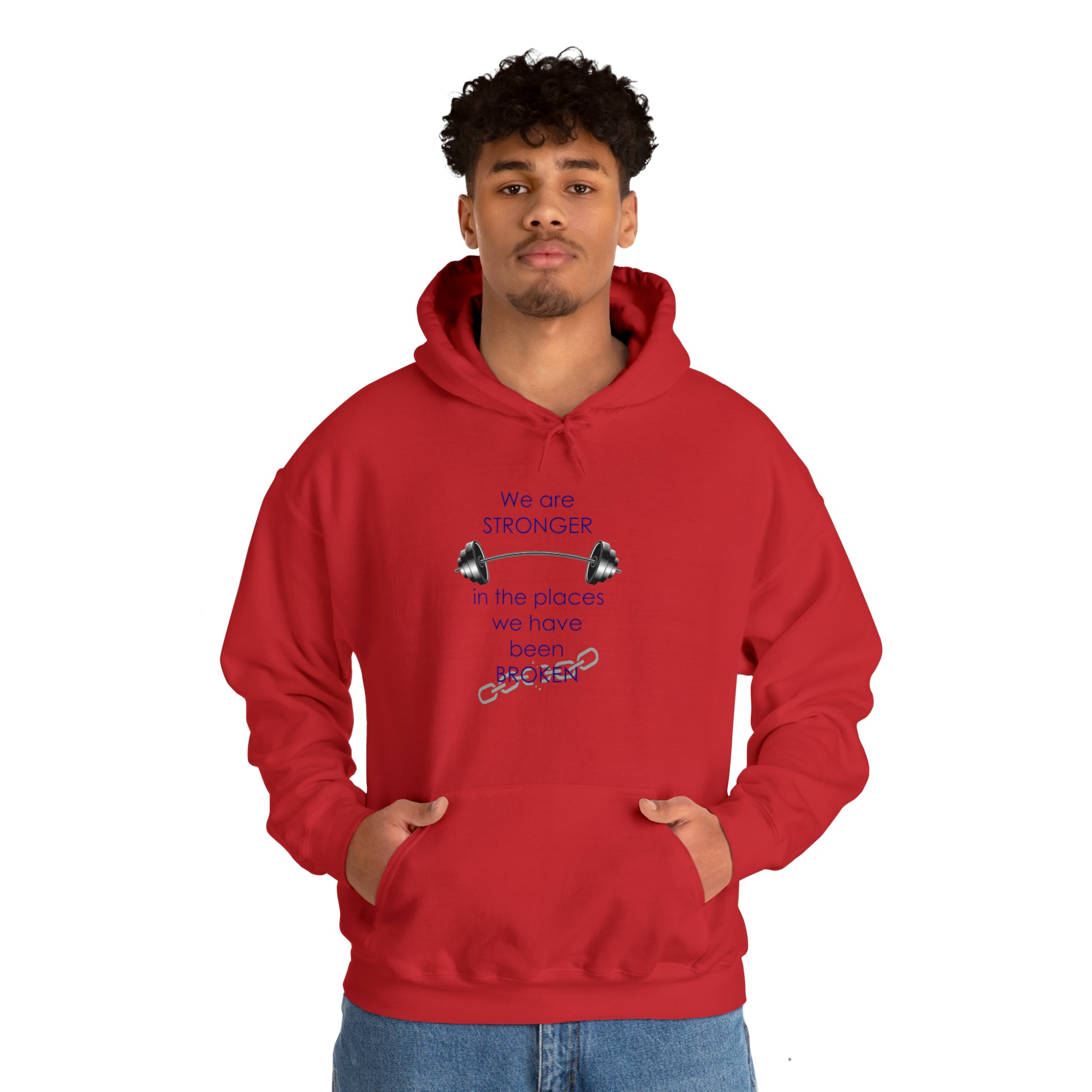 Stronger - Unisex Heavy Blend™ Hooded Sweatshirt