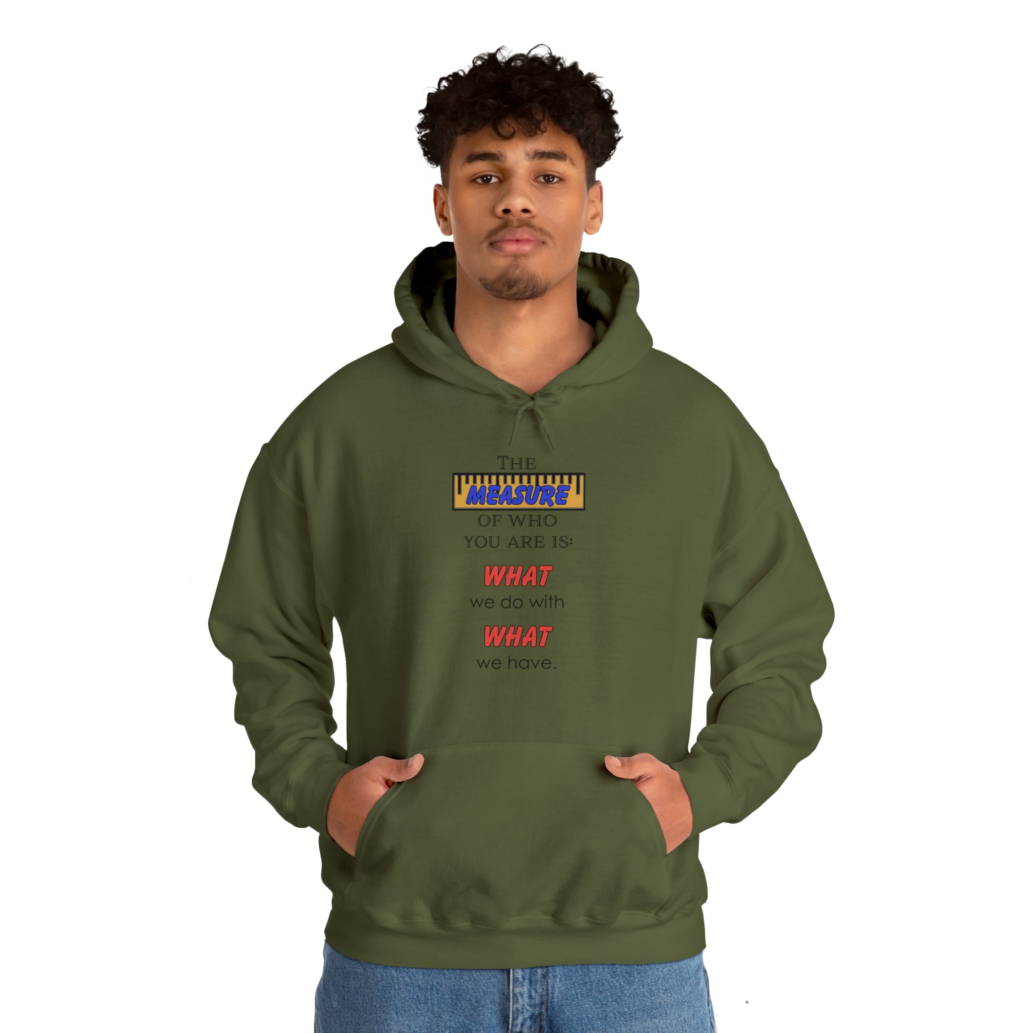 Measure - Unisex Heavy Blend™ Hooded Sweatshirt