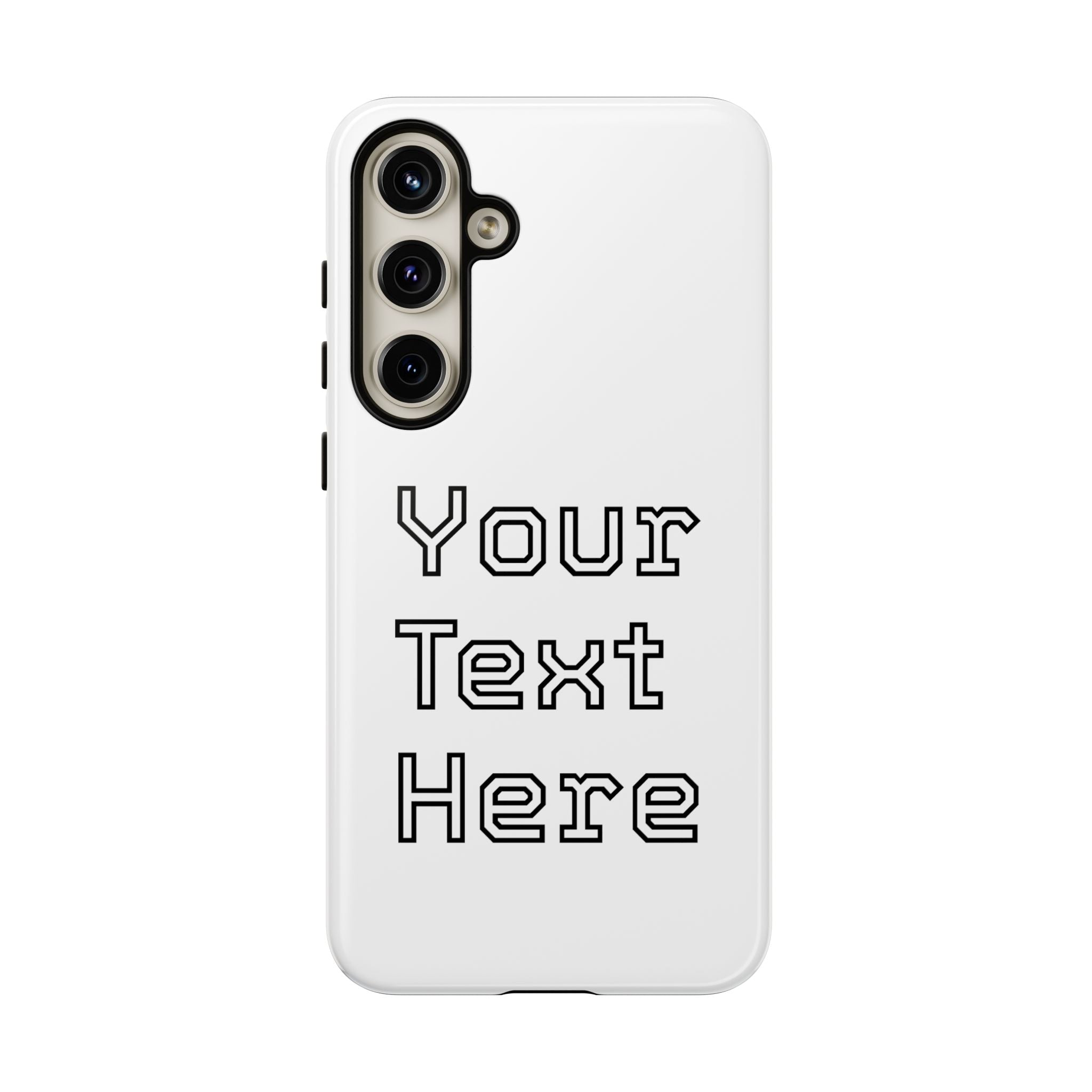 Custom Phone Case with Personalized Text, Tough Phone Cover, Unique Phone Accessory, Gift for Friends, Durable Mobile Case