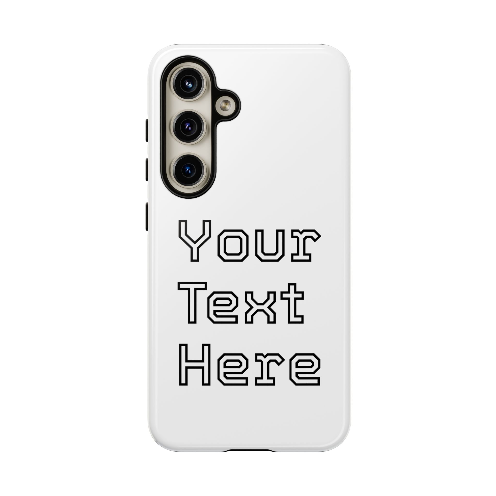 Custom Phone Case with Personalized Text, Tough Phone Cover, Unique Phone Accessory, Gift for Friends, Durable Mobile Case