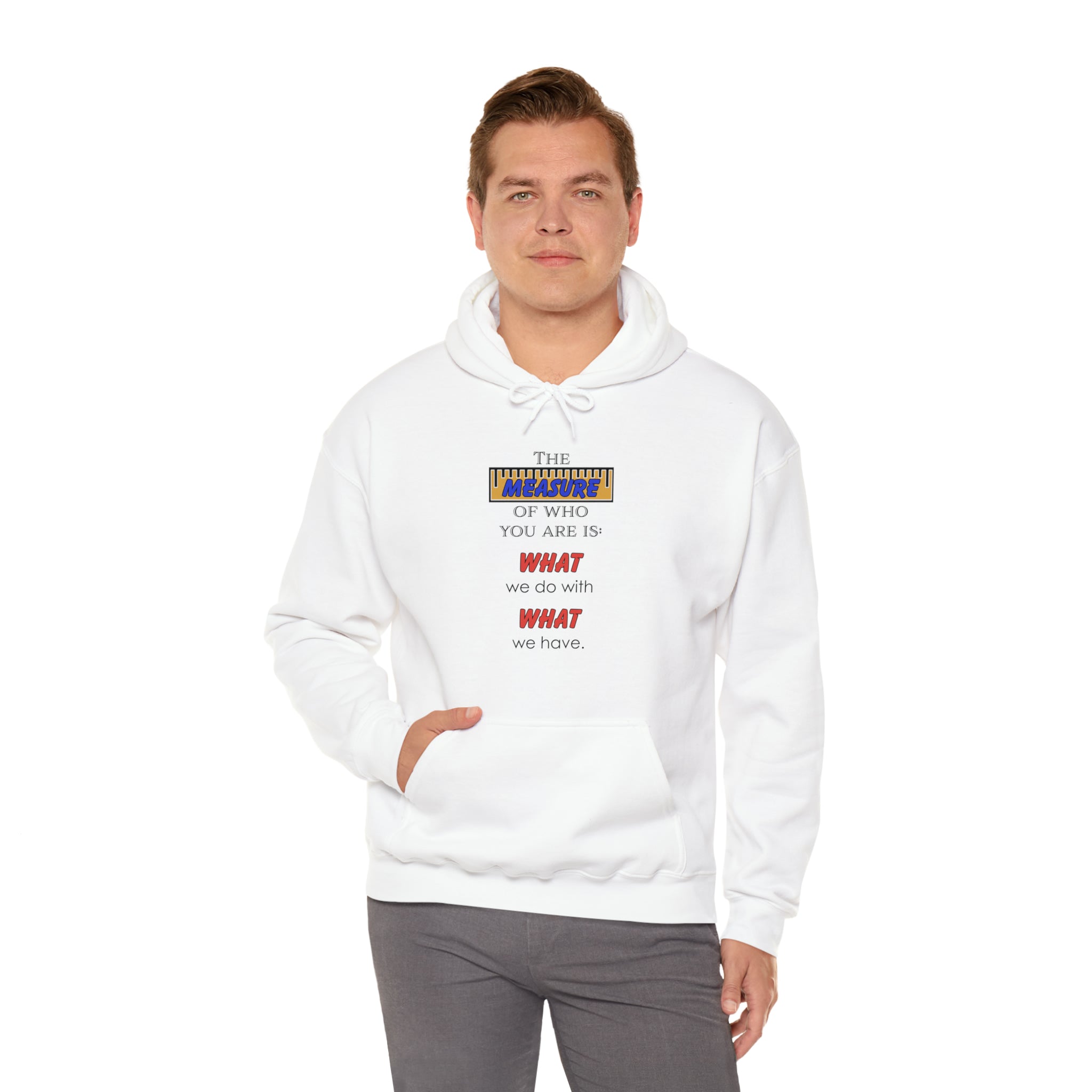 Measure - Unisex Heavy Blend™ Hooded Sweatshirt