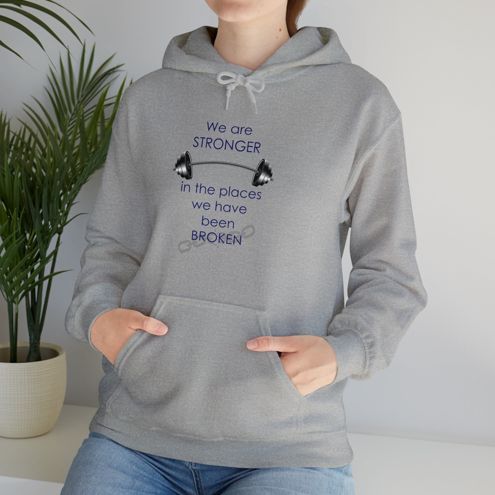 Stronger - Unisex Heavy Blend™ Hooded Sweatshirt