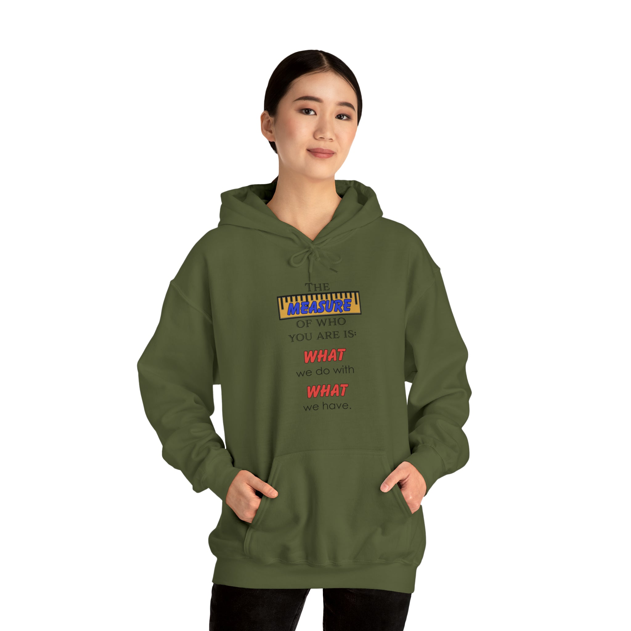 Measure - Unisex Heavy Blend™ Hooded Sweatshirt
