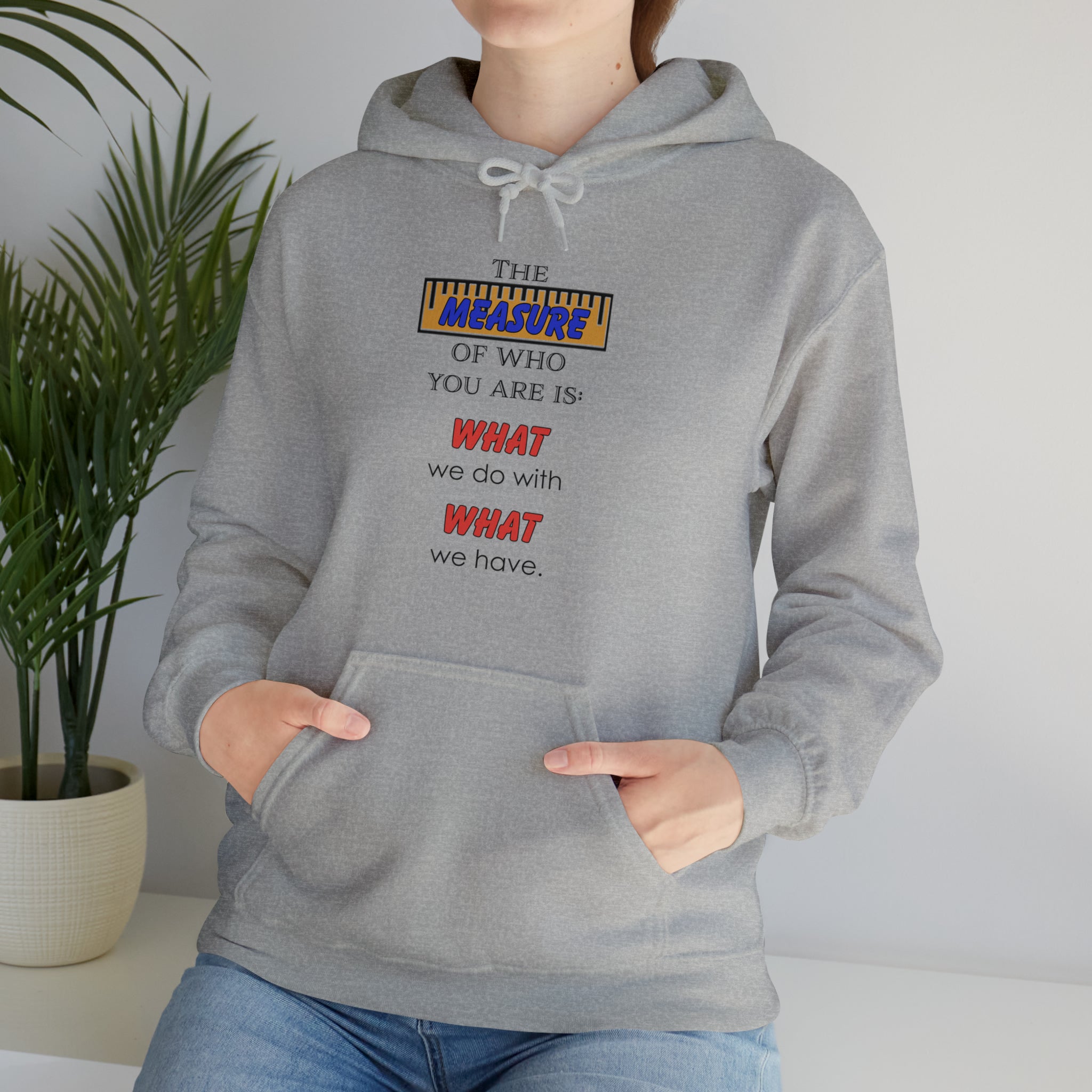 Measure - Unisex Heavy Blend™ Hooded Sweatshirt