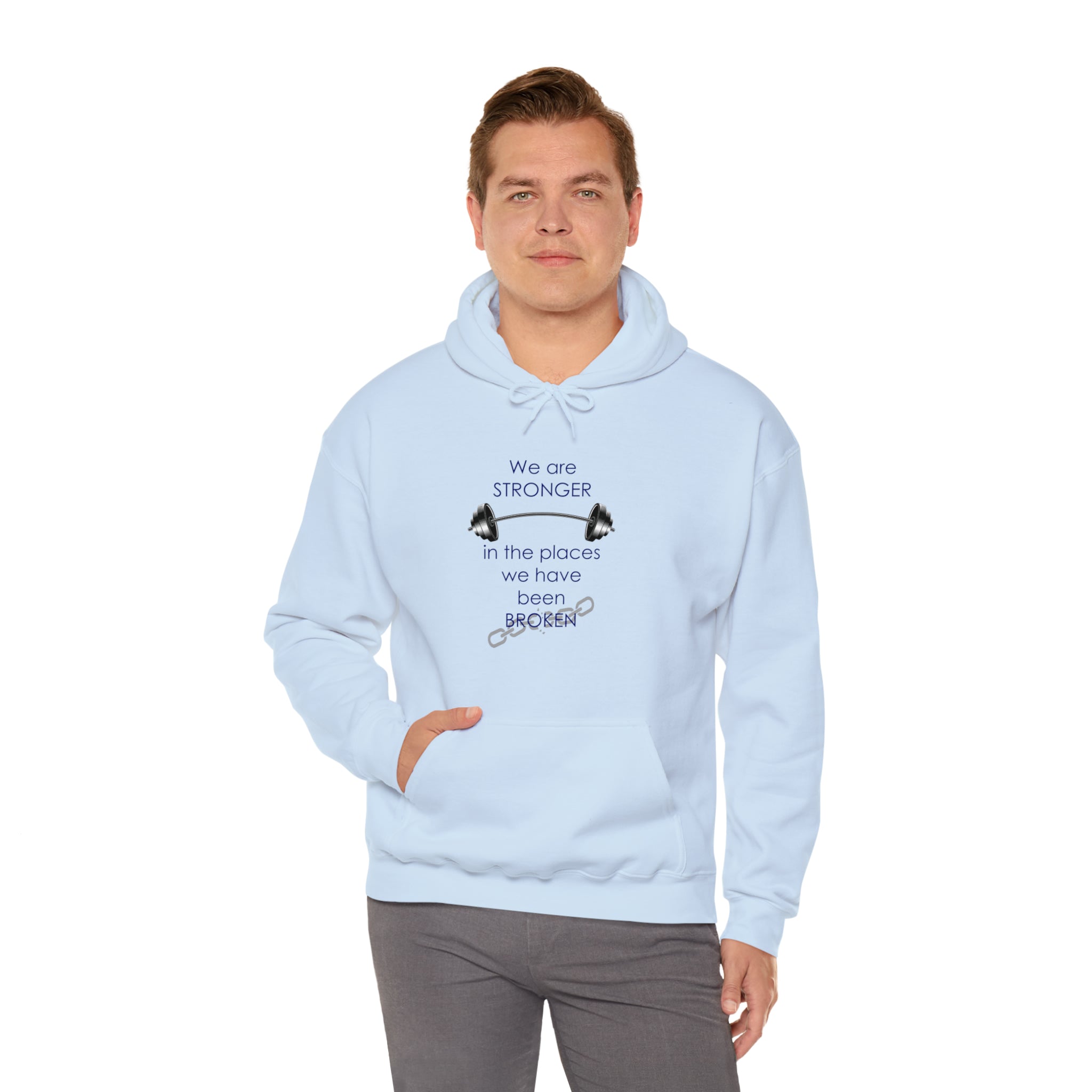 Stronger - Unisex Heavy Blend™ Hooded Sweatshirt
