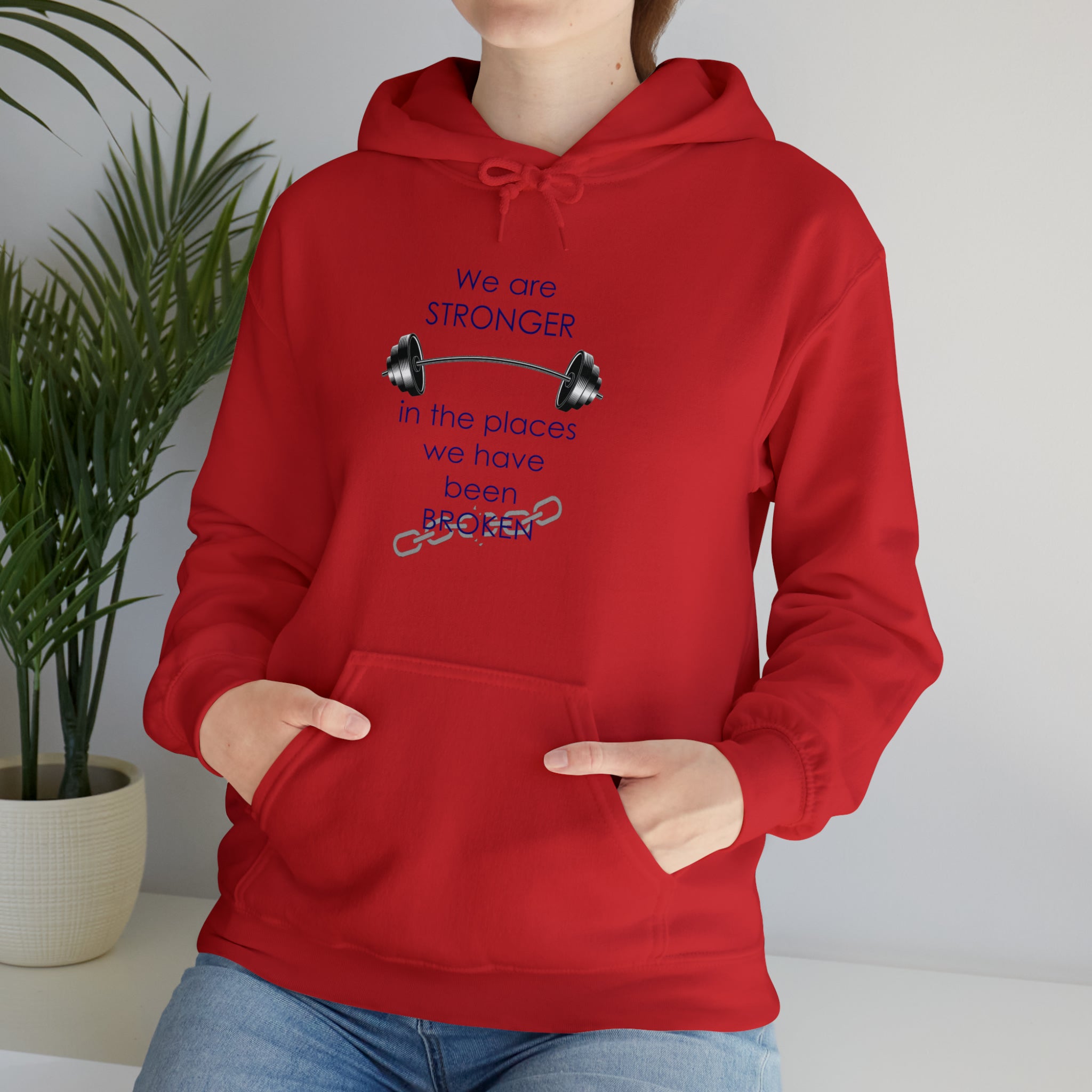 Stronger - Unisex Heavy Blend™ Hooded Sweatshirt