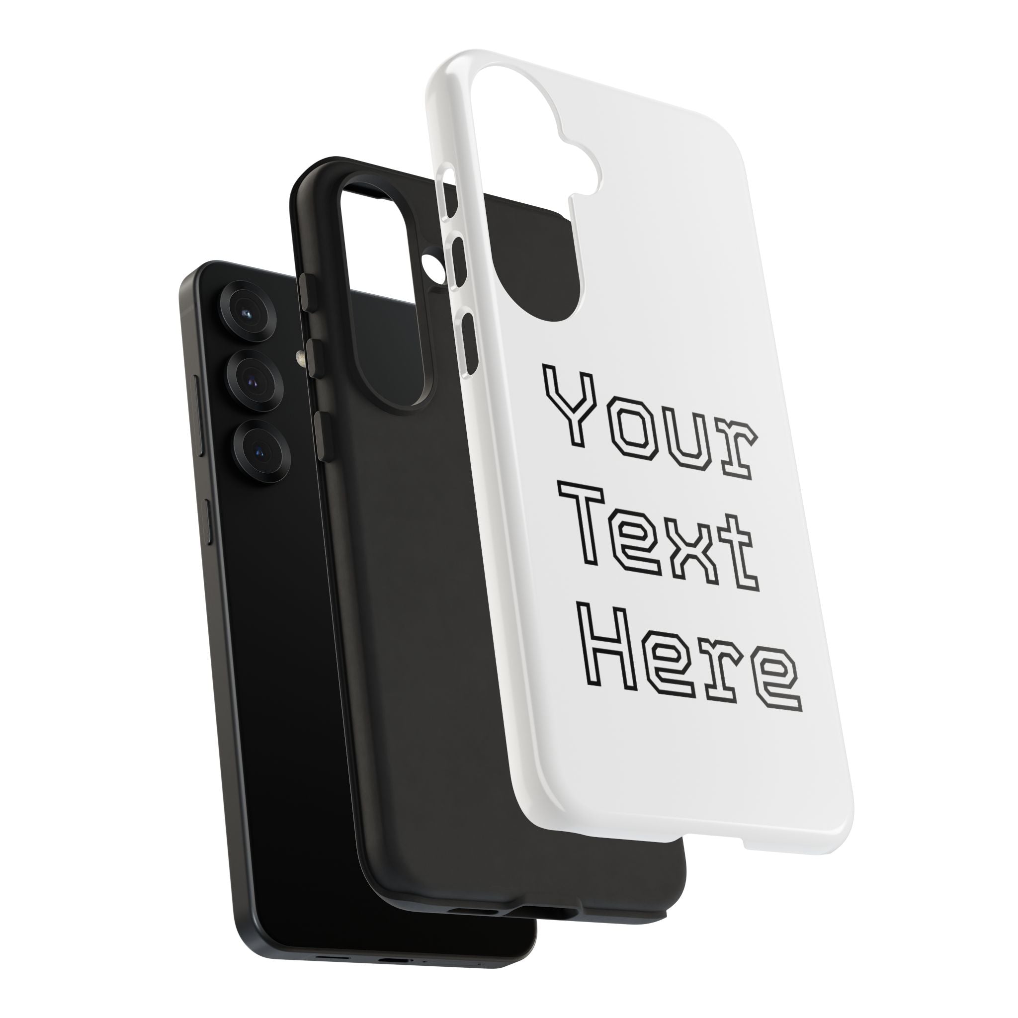 Custom Phone Case with Personalized Text, Tough Phone Cover, Unique Phone Accessory, Gift for Friends, Durable Mobile Case