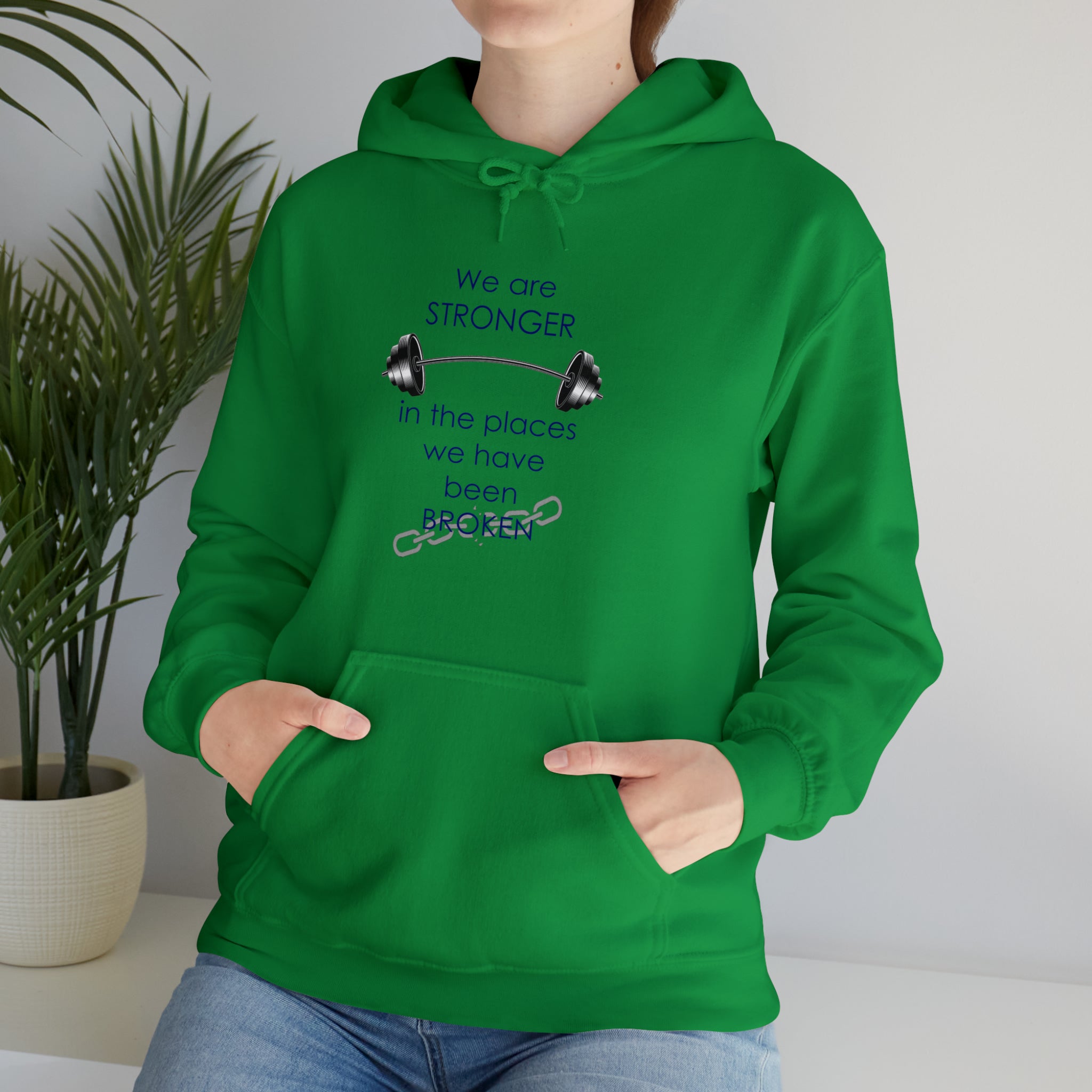 Stronger - Unisex Heavy Blend™ Hooded Sweatshirt