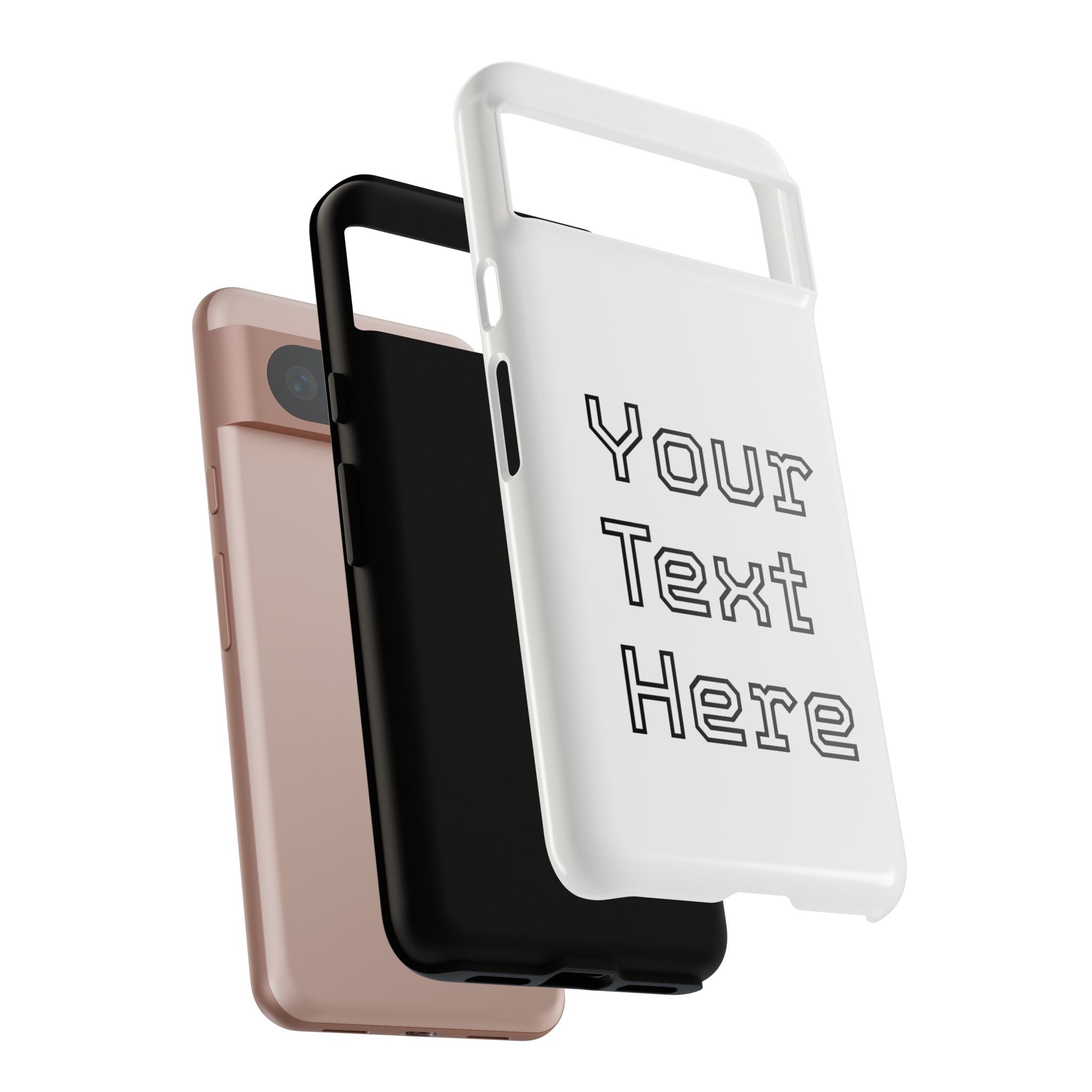 Custom Phone Case with Personalized Text, Tough Phone Cover, Unique Phone Accessory, Gift for Friends, Durable Mobile Case