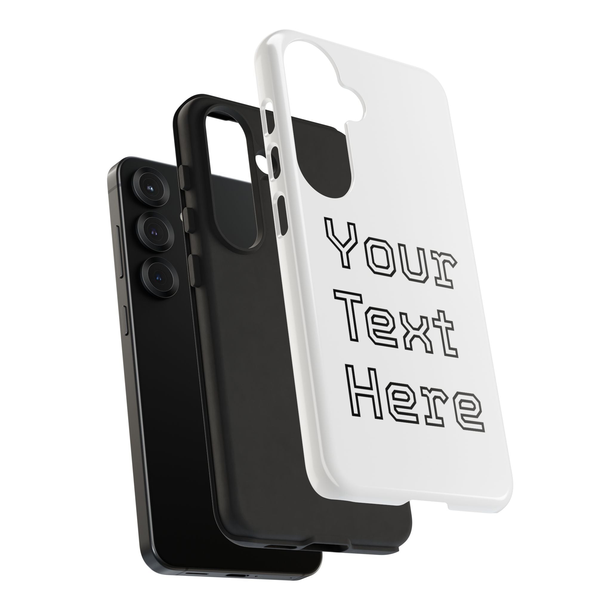 Custom Phone Case with Personalized Text, Tough Phone Cover, Unique Phone Accessory, Gift for Friends, Durable Mobile Case