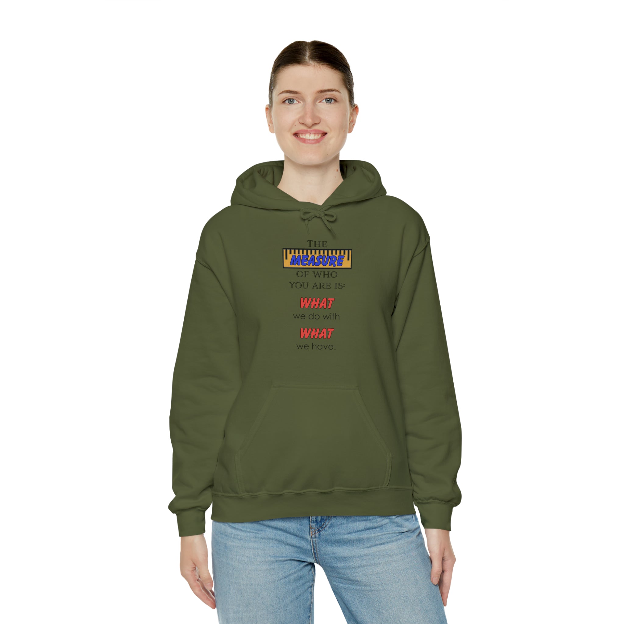 Measure - Unisex Heavy Blend™ Hooded Sweatshirt