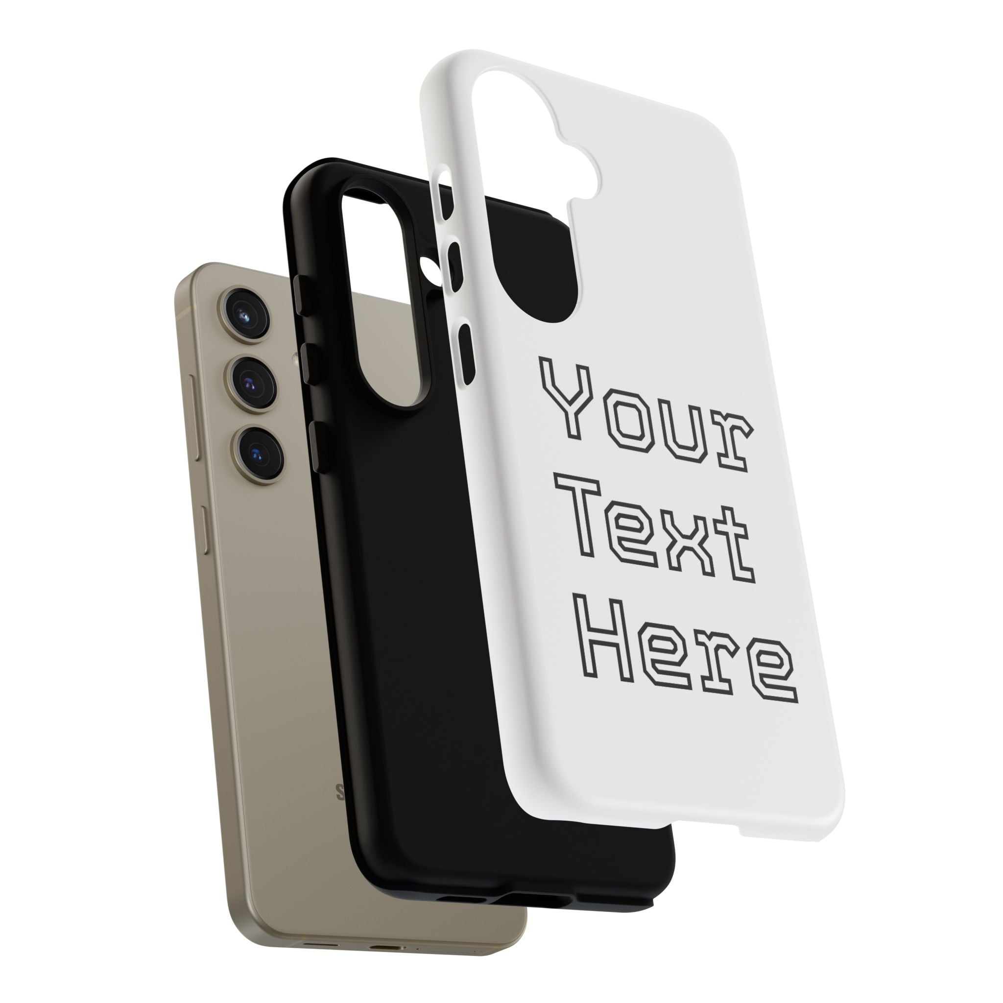 Custom Phone Case with Personalized Text, Tough Phone Cover, Unique Phone Accessory, Gift for Friends, Durable Mobile Case