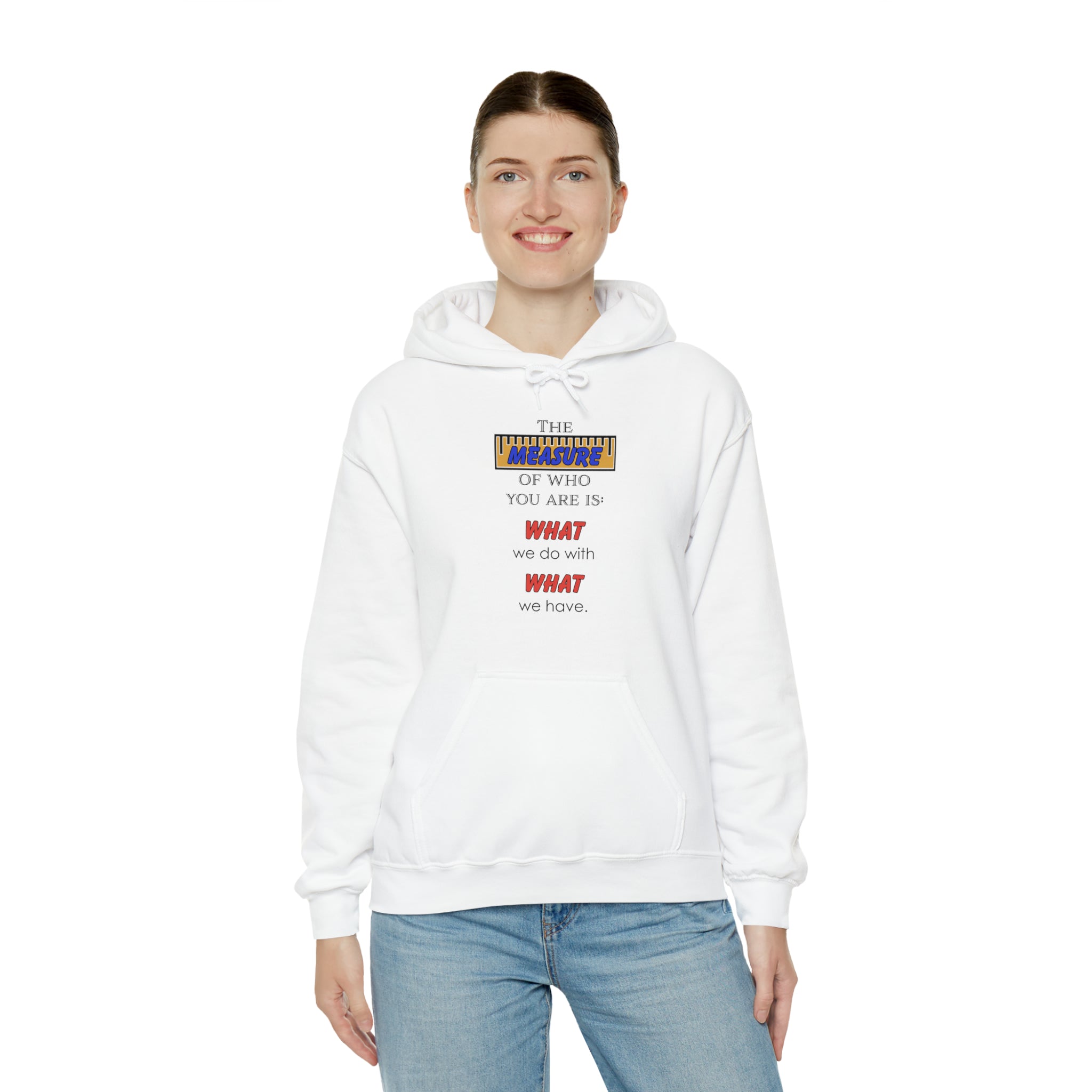 Measure - Unisex Heavy Blend™ Hooded Sweatshirt