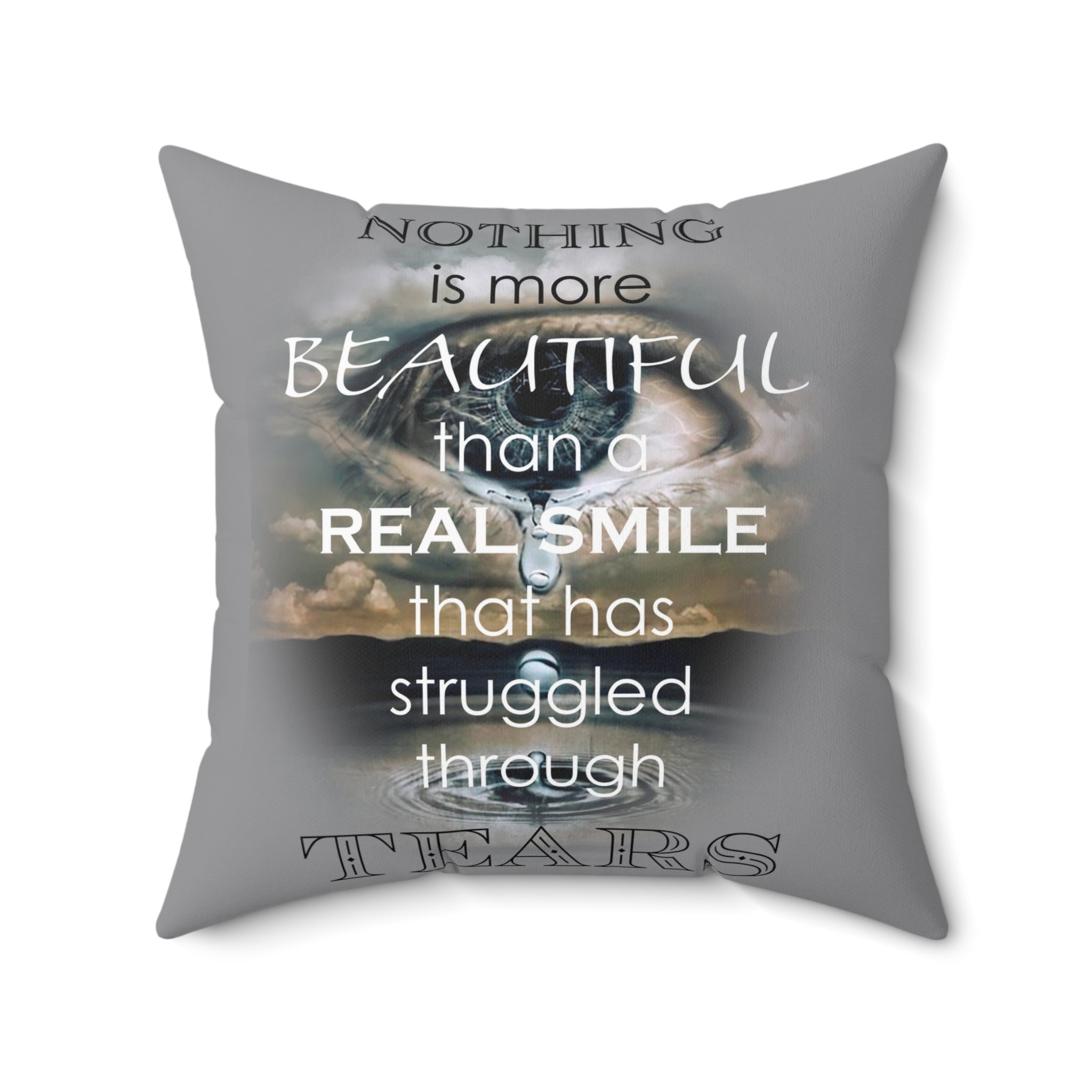 Nothing More Beautiful - Spun Polyester Square Pillow