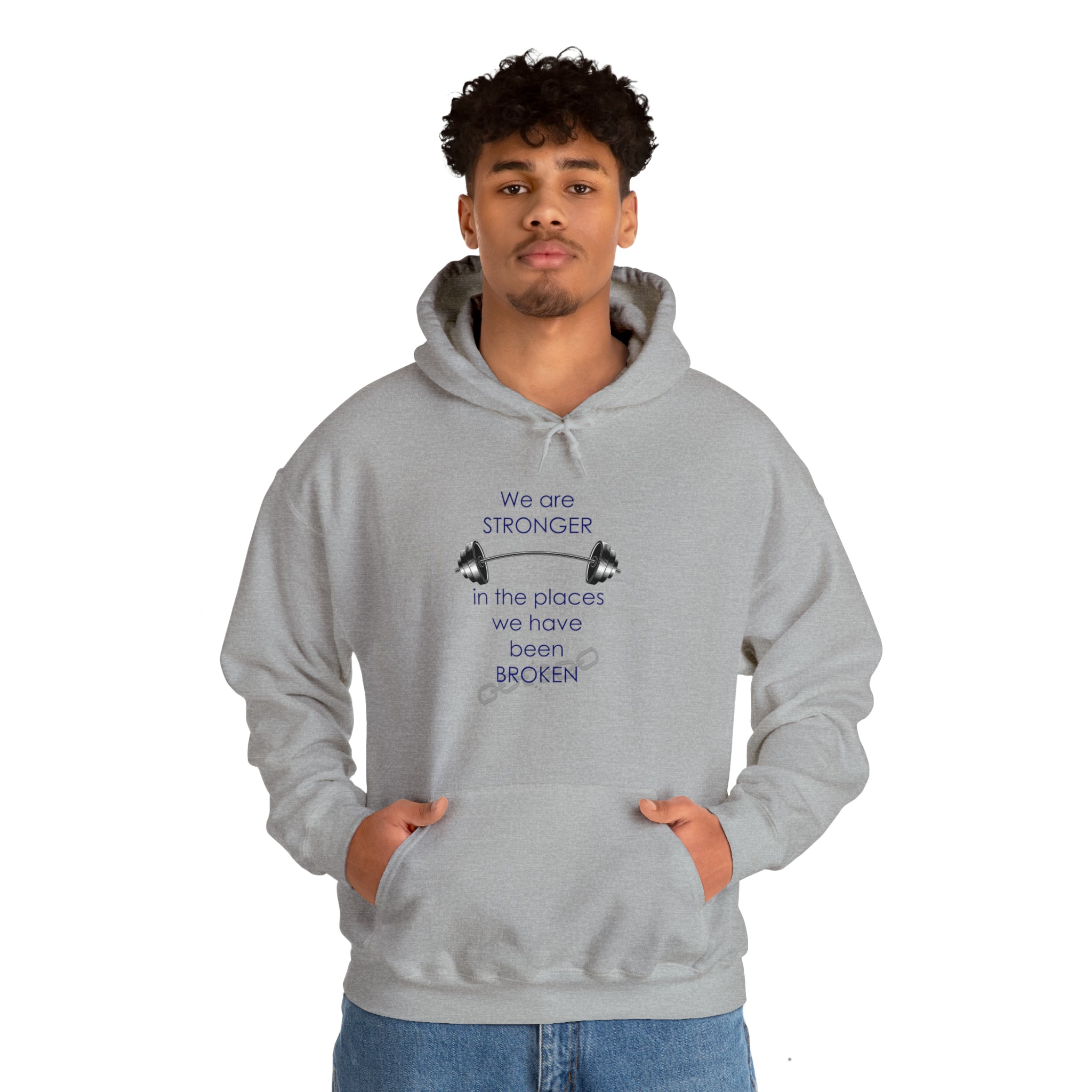 Stronger - Unisex Heavy Blend™ Hooded Sweatshirt