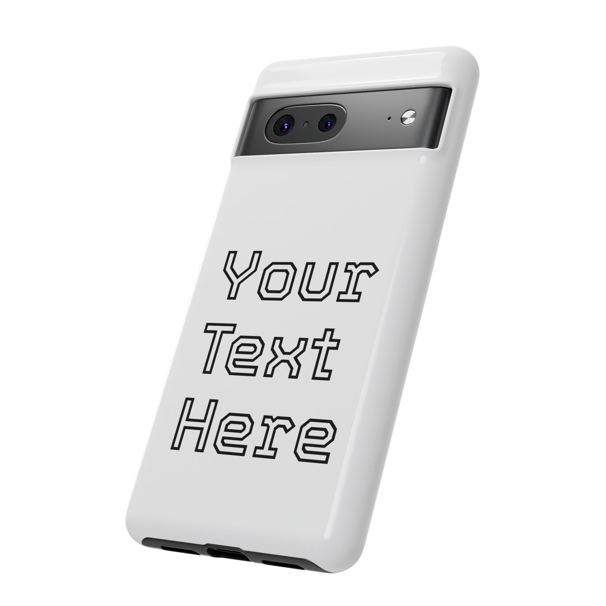 Custom Phone Case with Personalized Text, Tough Phone Cover, Unique Phone Accessory, Gift for Friends, Durable Mobile Case