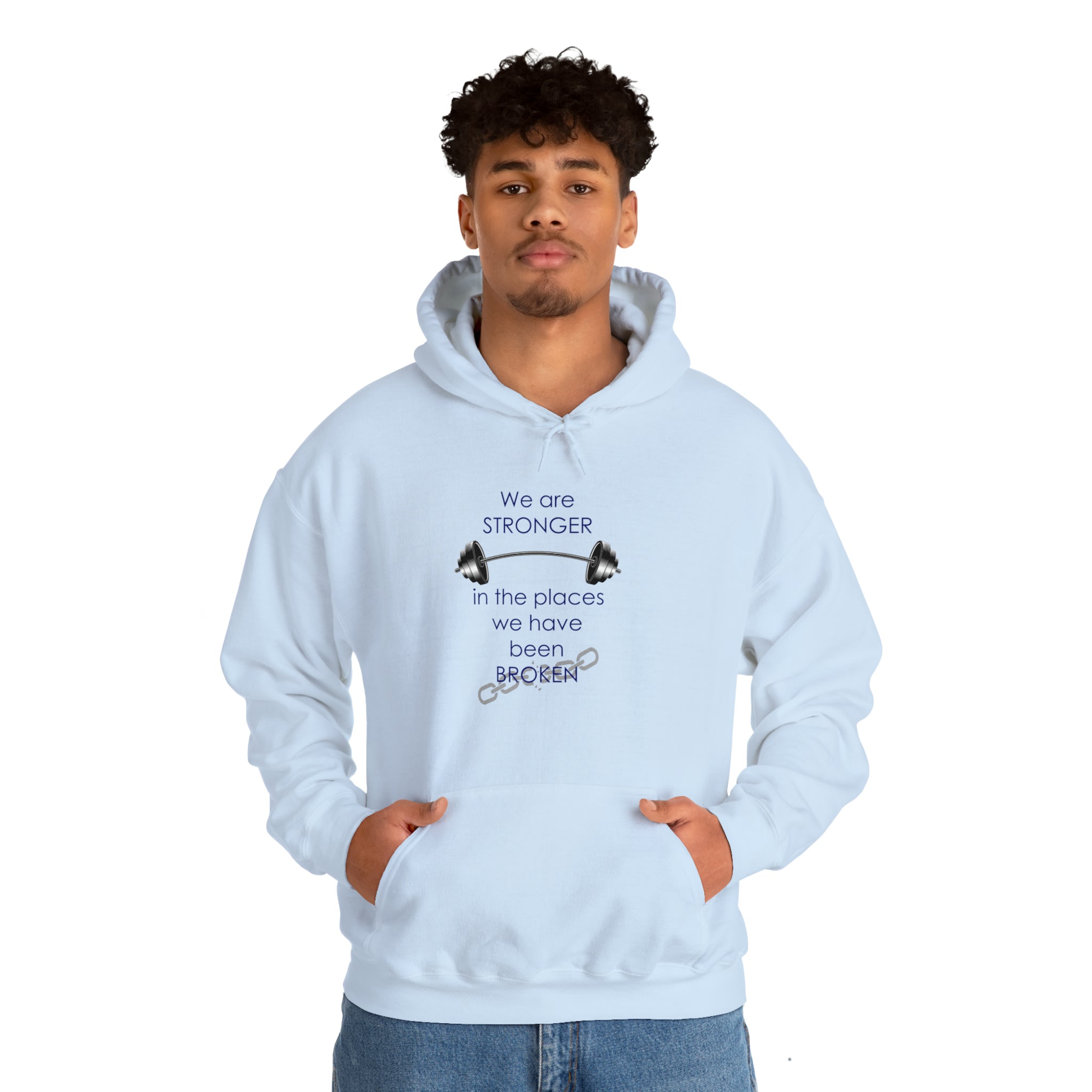 Stronger - Unisex Heavy Blend™ Hooded Sweatshirt